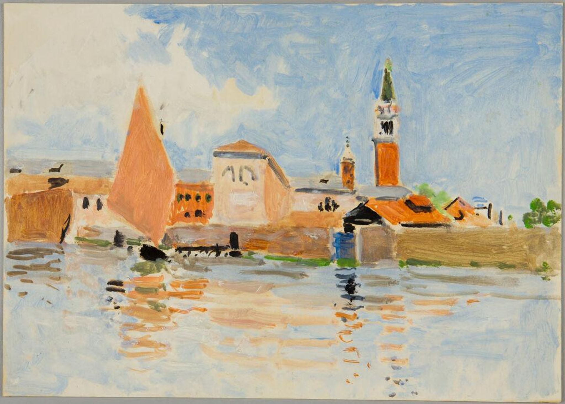 Canal Scene by Denman Waldo Ross