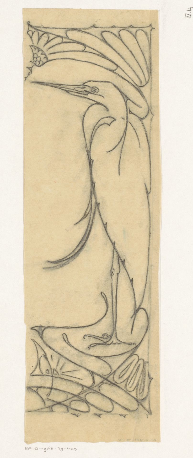 Bandontwerp voor: P.G. Buekers, Onze vogels, 1900 by Reinier Willem Petrus de (1874-1952) Vries