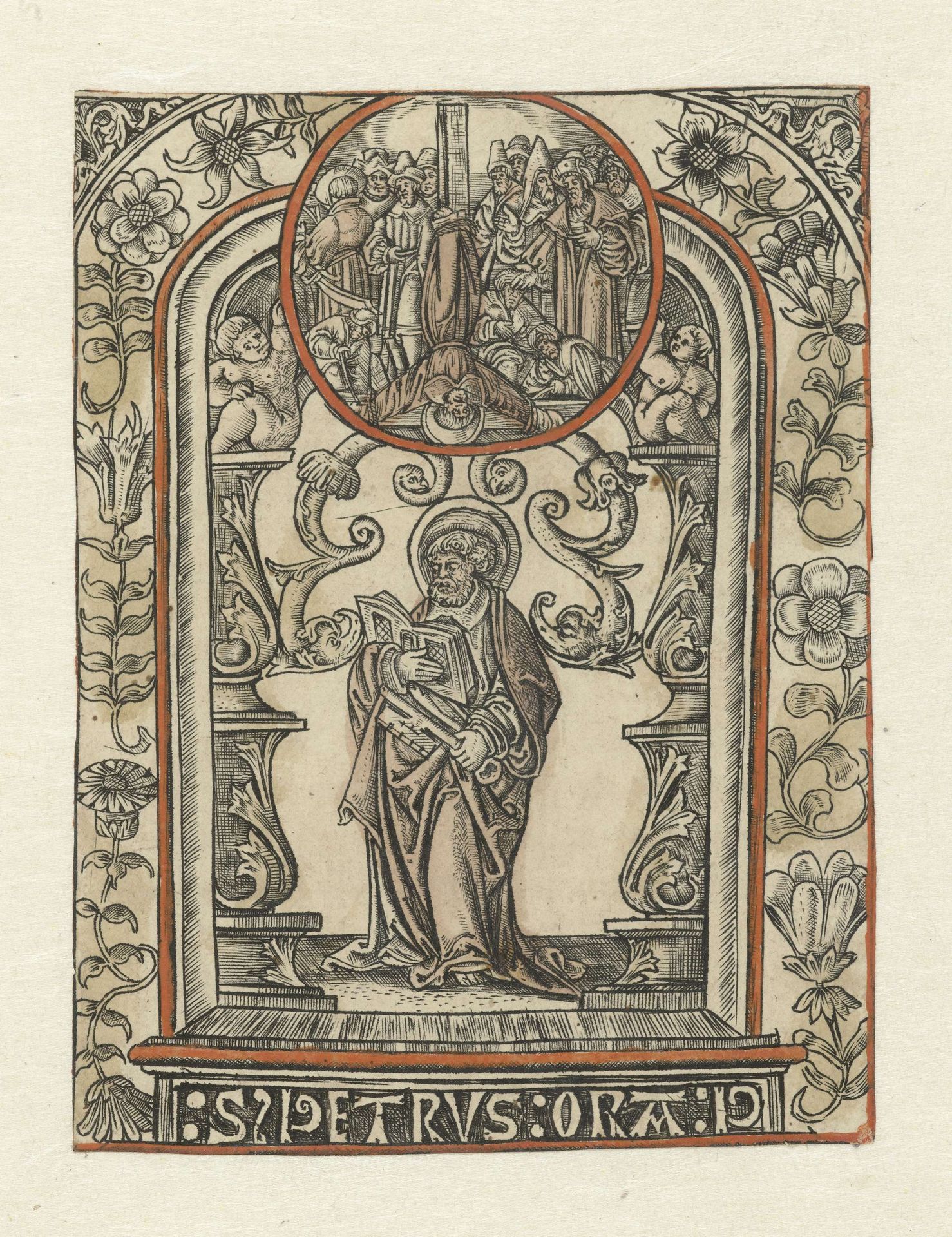 De apostel Petrus en zijn martelaarschap by Allaert Claesz.