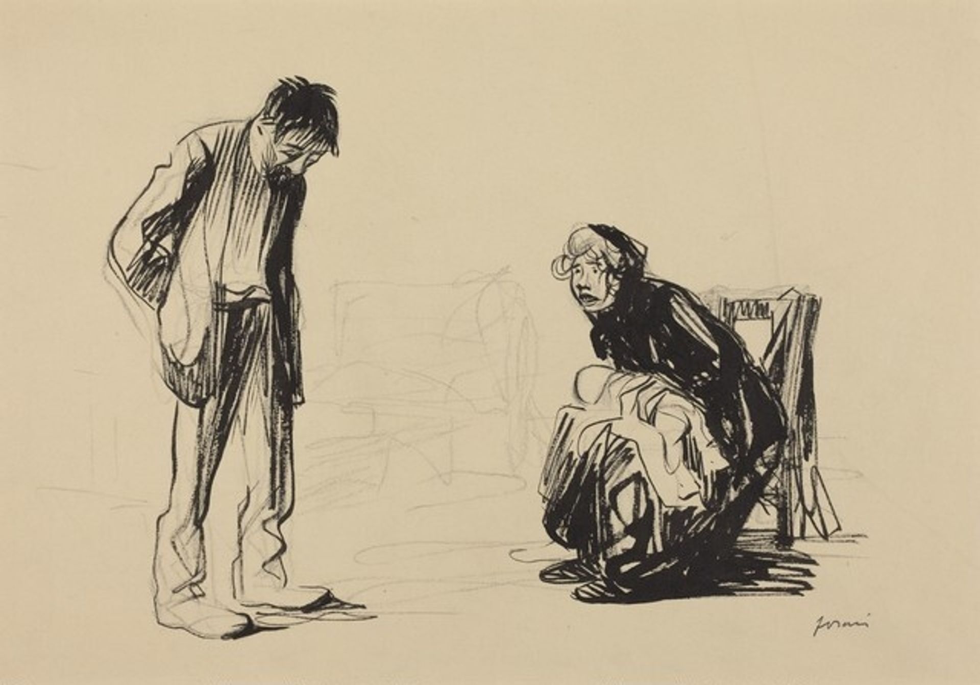 Invective by Jean-Louis Forain