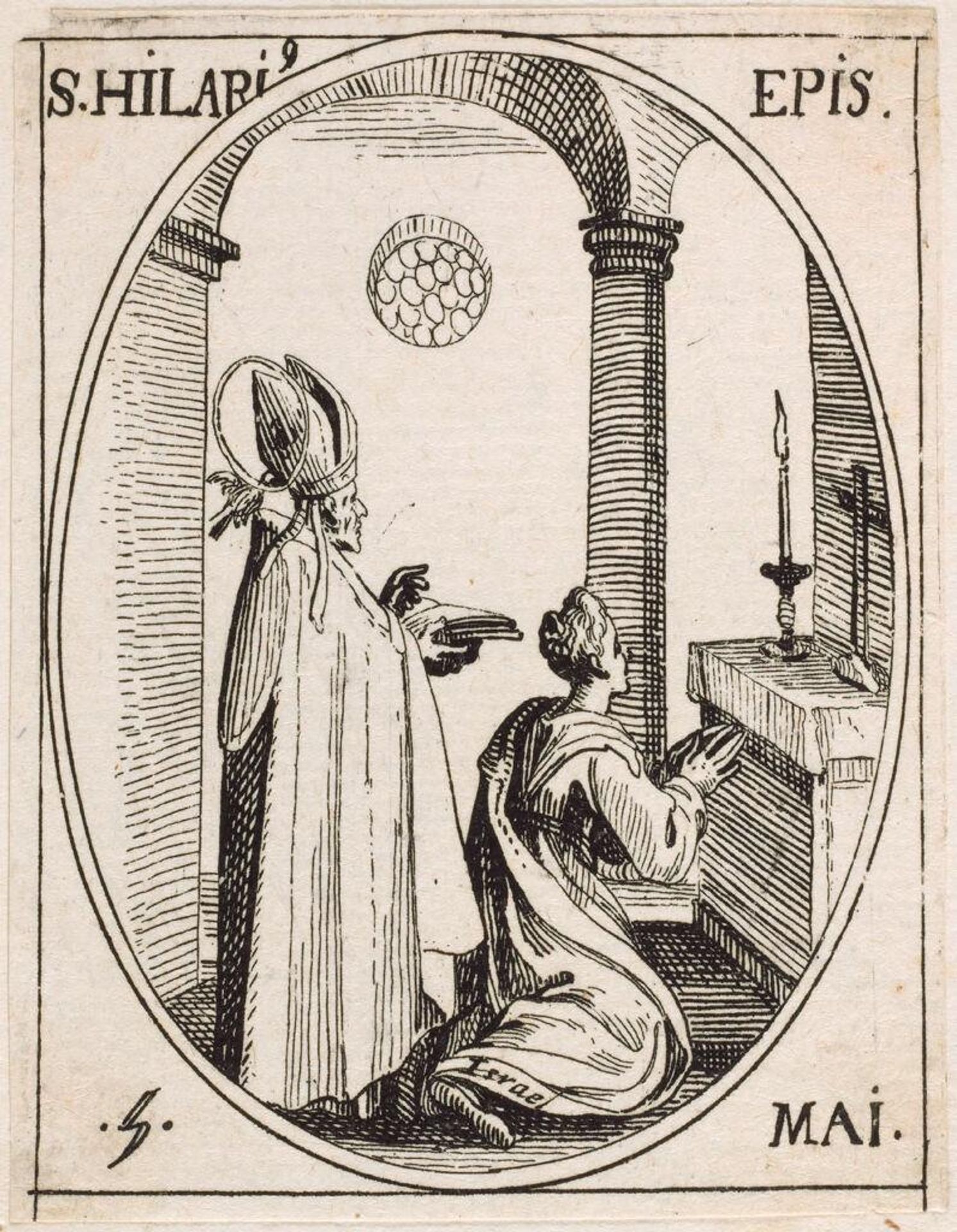 Saint Hillary by Jacques Callot