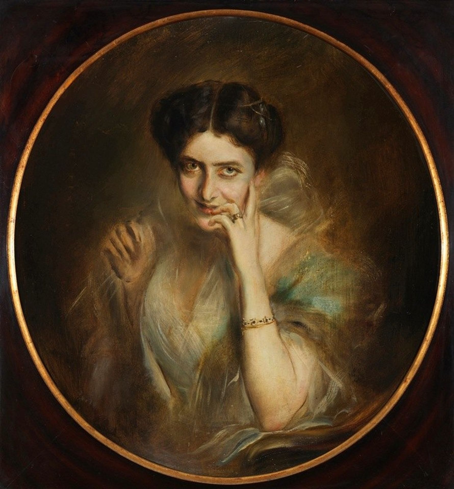 Porträt der Mary Victoria Lady Curzon von Kedleston, Vizekönigin von Indien by Franz von Lenbach