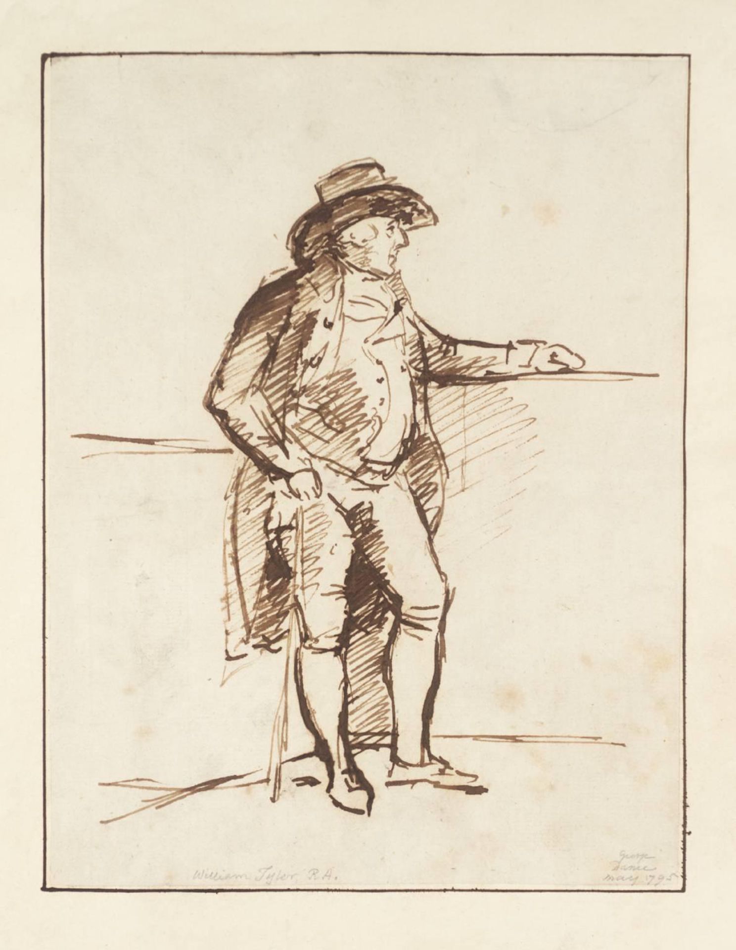 5. Portrait of William Tyler, RA. Full Length by George Dance