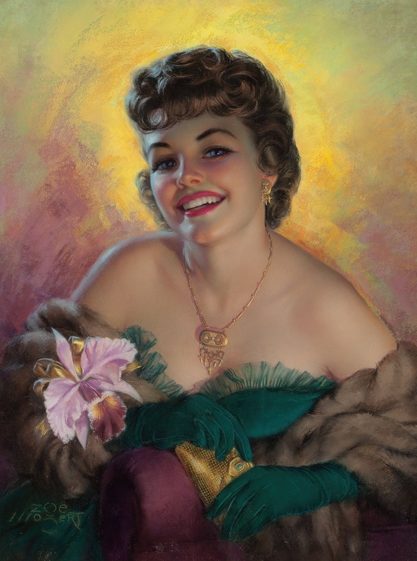Glamour Portrait by Zoe Mozert