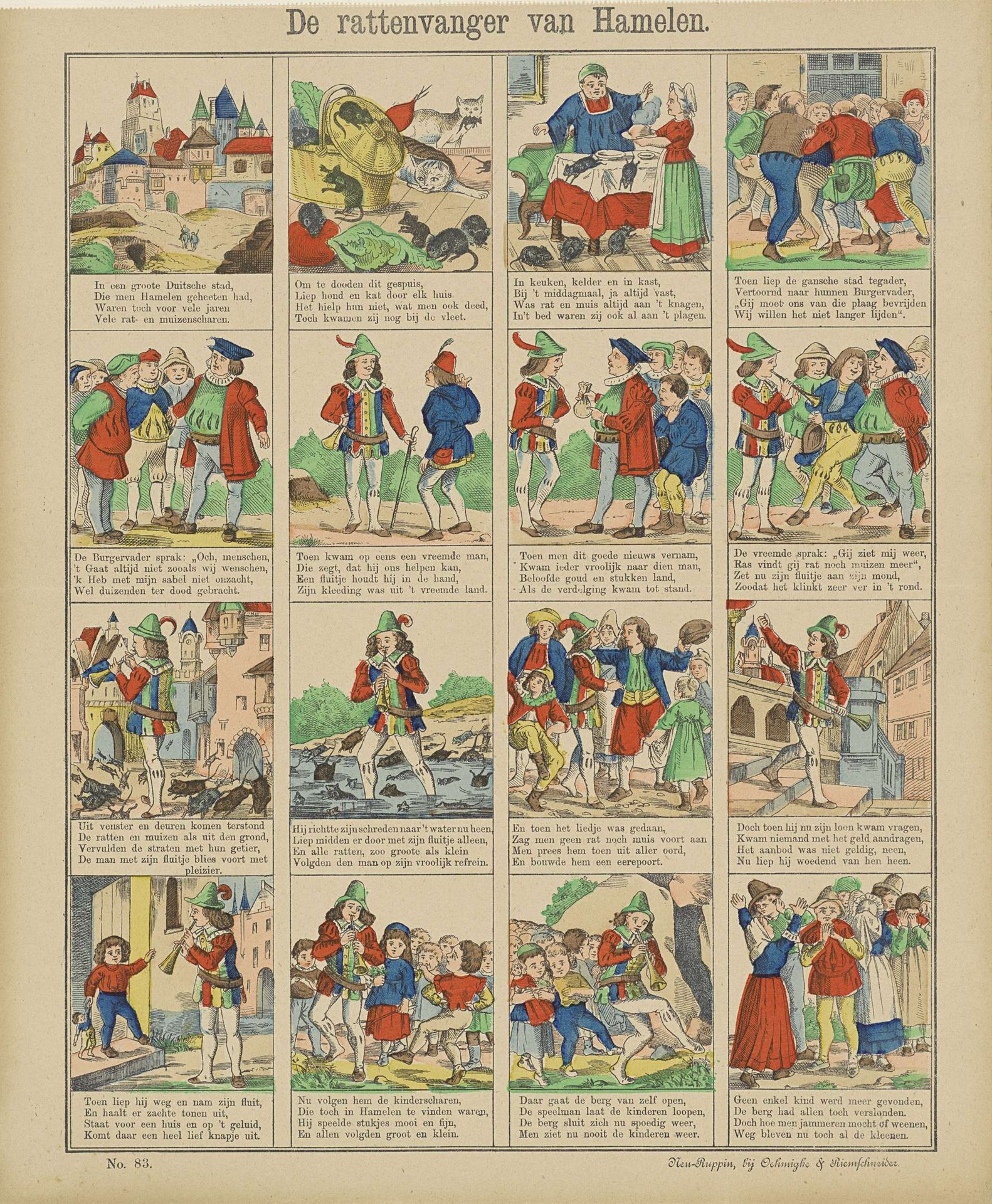 De rattenvanger van Hamelen by Oehmigke & Riemschnieder