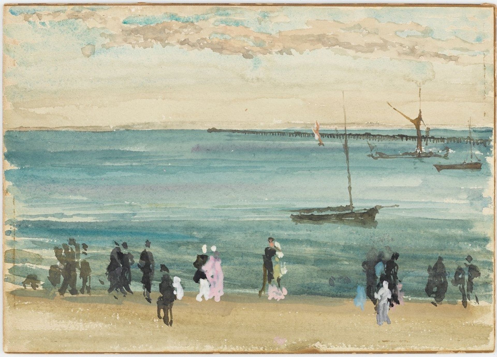 Southend Pier by James Abbott McNeill Whistler