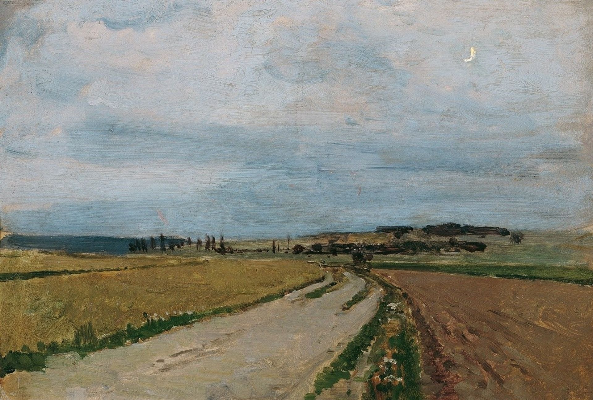 Stimmungsstudie Abend, Michelhausen by Carl Moll