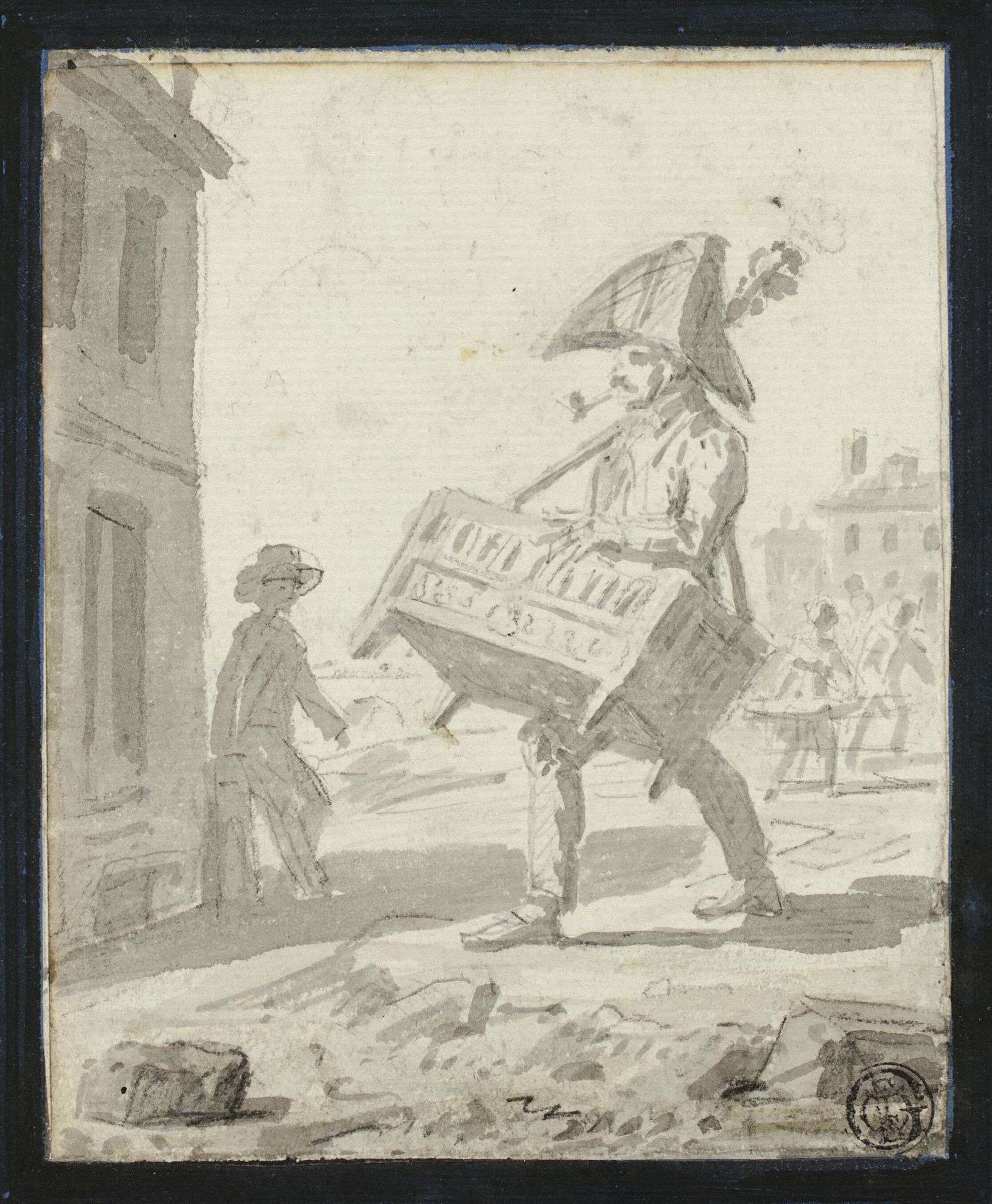 Soldier Carrying a Piece of Furniture by Paul Gregoire