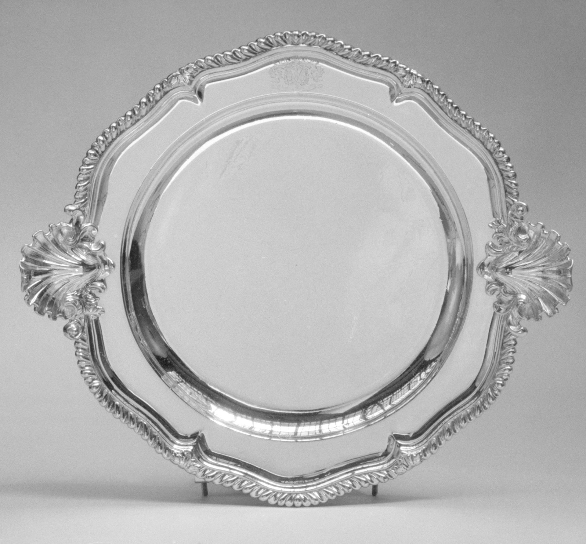 Dish (one of a graduated set of seven) by Paul de Lamerie