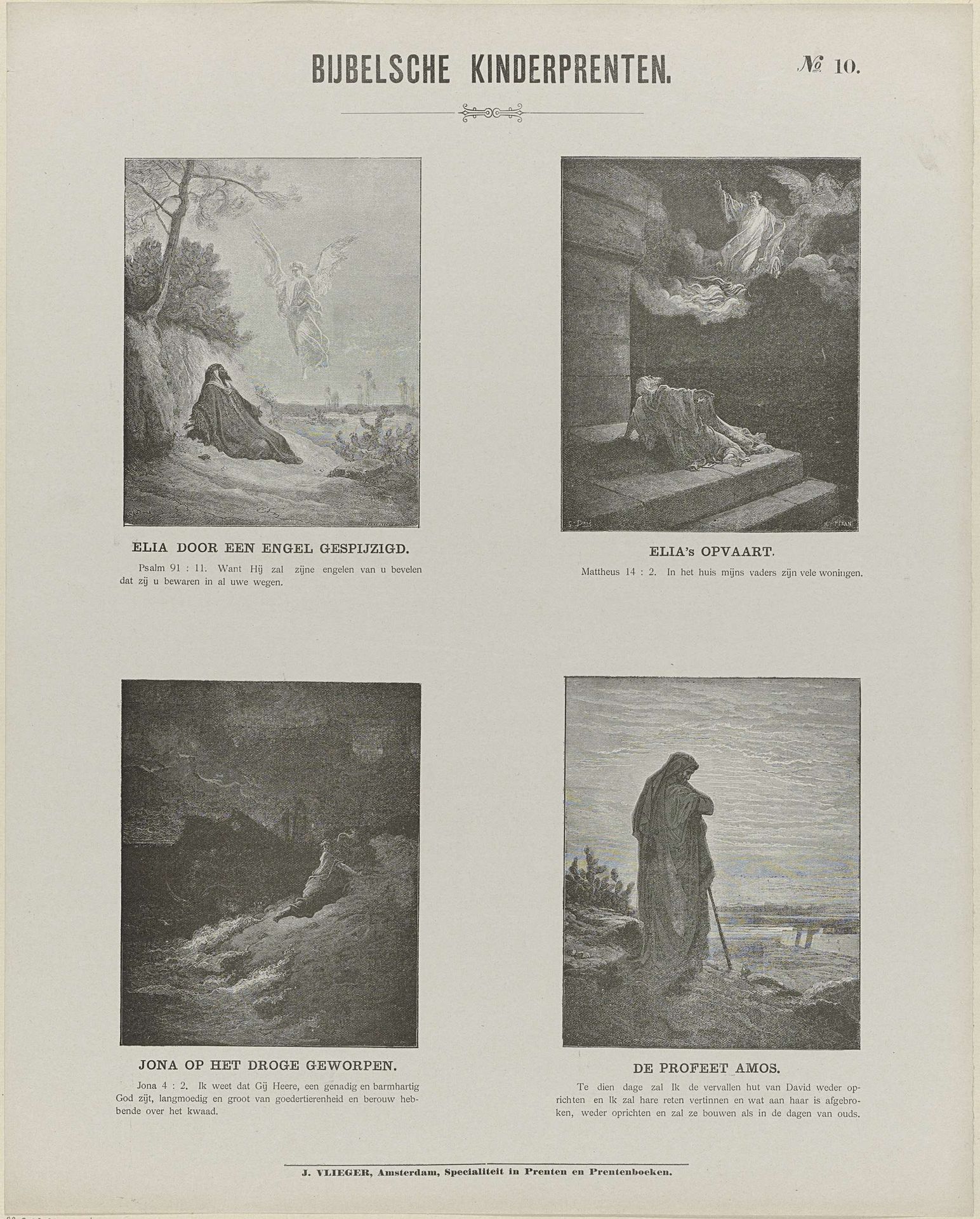 Bijbelsche kinderprenten by Adolphe François Pannemaker