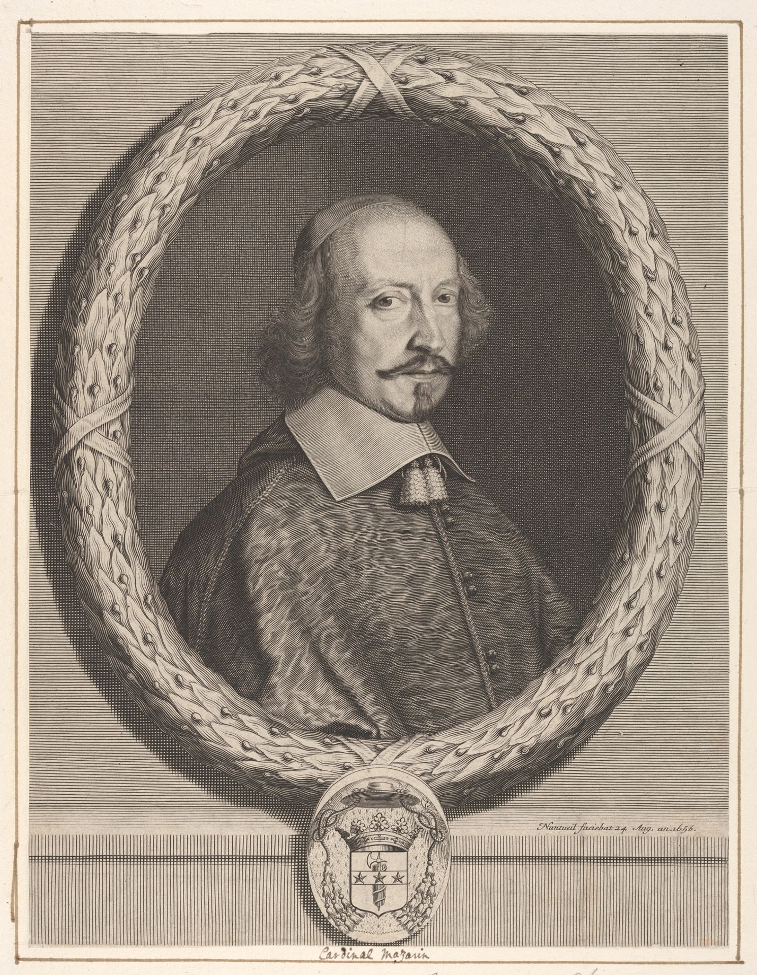 Cardinal Jules Mazarin by Robert Nanteuil