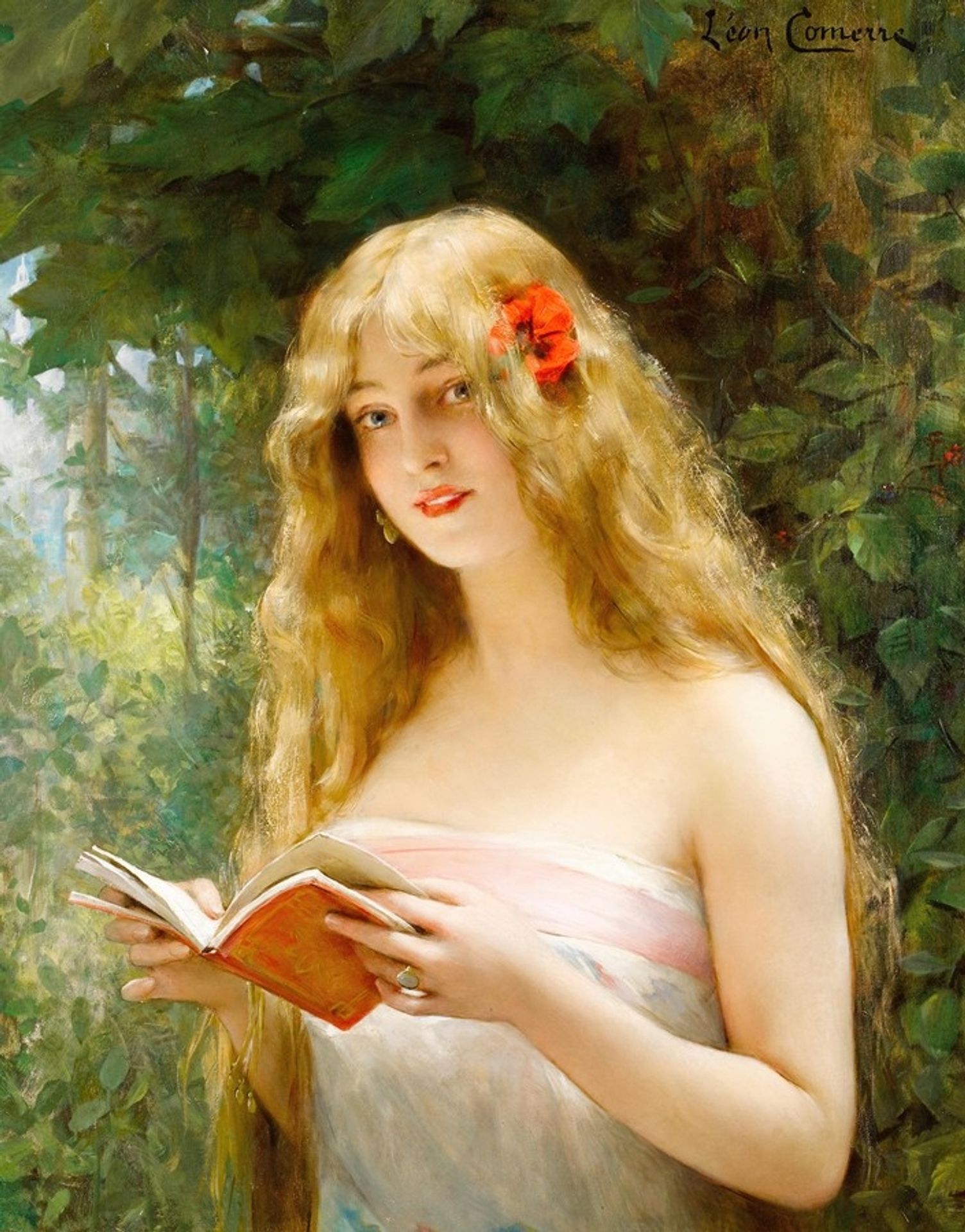 La Belle Liseuse by Léon François Comerre