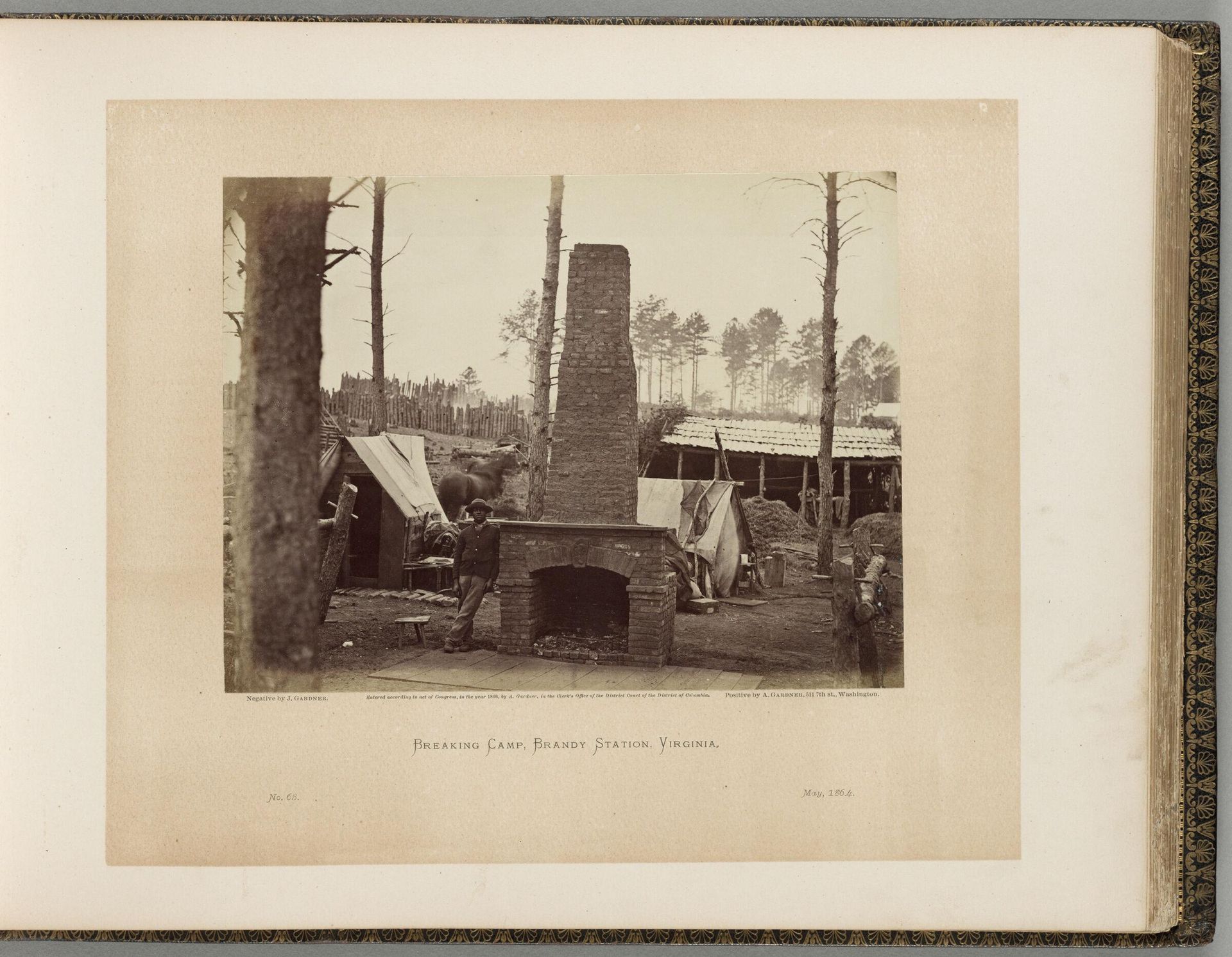 Breaking Camp, Brandy Station, Virginia by James Gardner