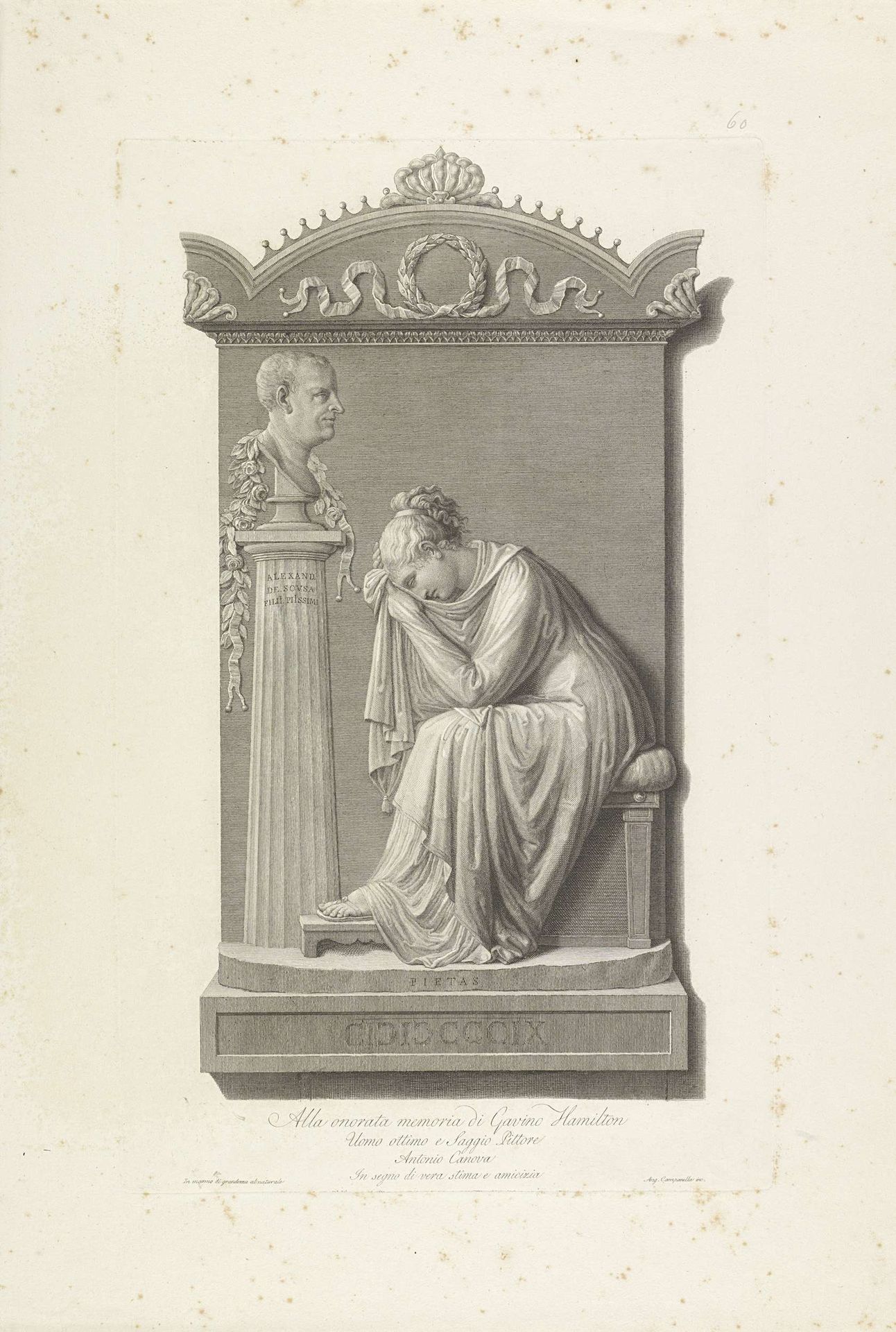 Grafstèle van Alessandro de Souza Holstein by Angelo Campanella