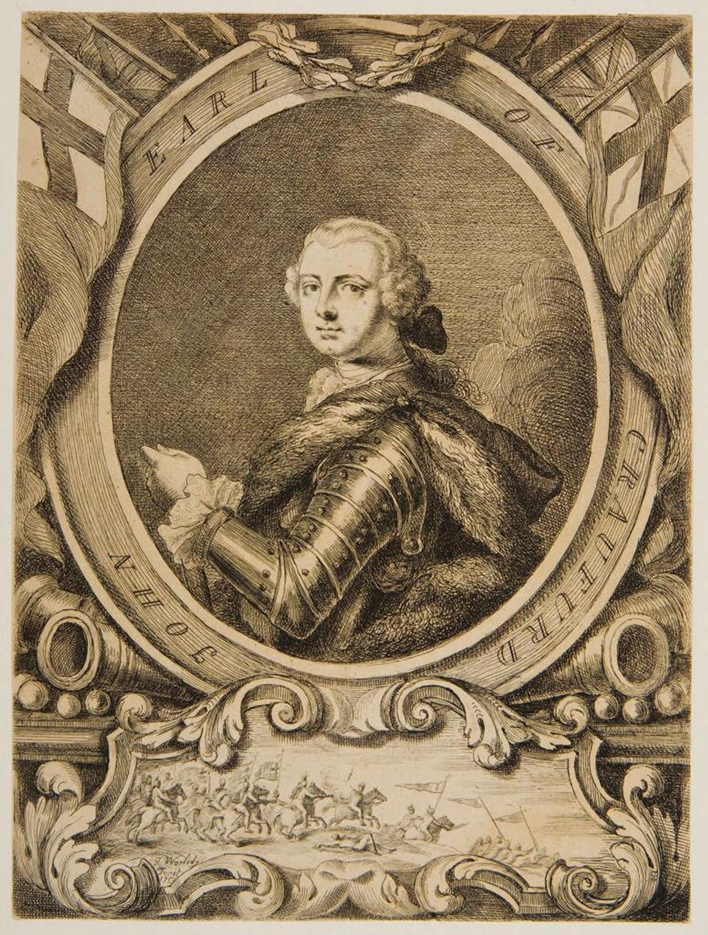 John Lindsay, Earl of Crawford by Thomas Worlidge