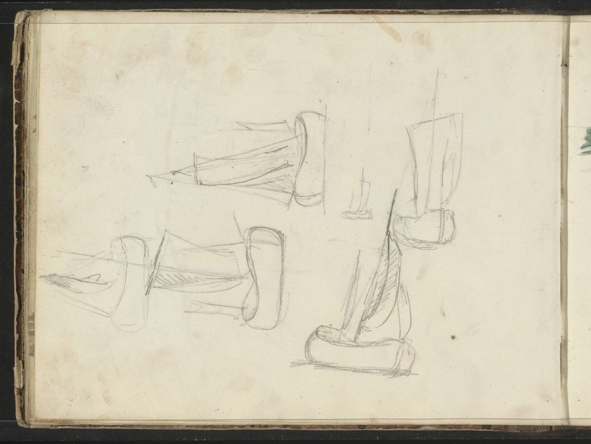 Zeilboten by Willem (II) Troost