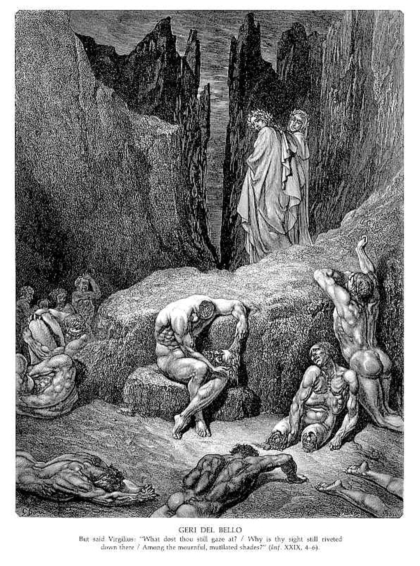 Geri Del Bello by Gustave Dore