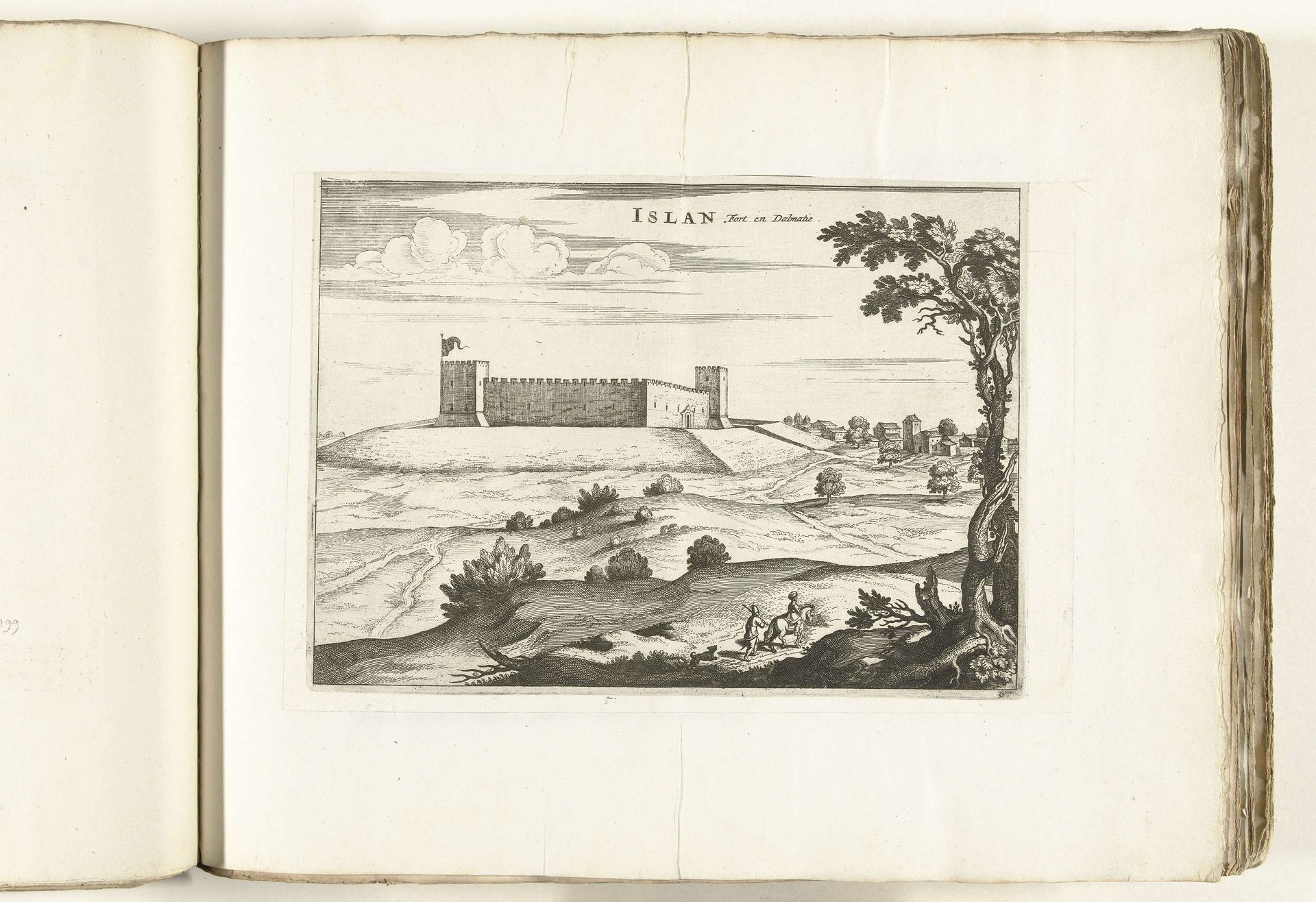 Gezicht op Islan in Dalmatië, ca. 1702 by Anonymous