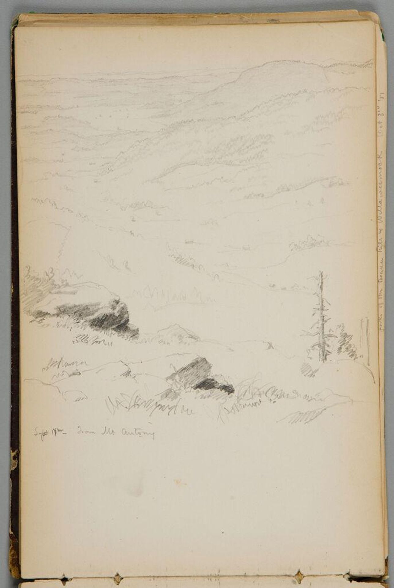 Hilly Landscape by Sanford Robinson Gifford