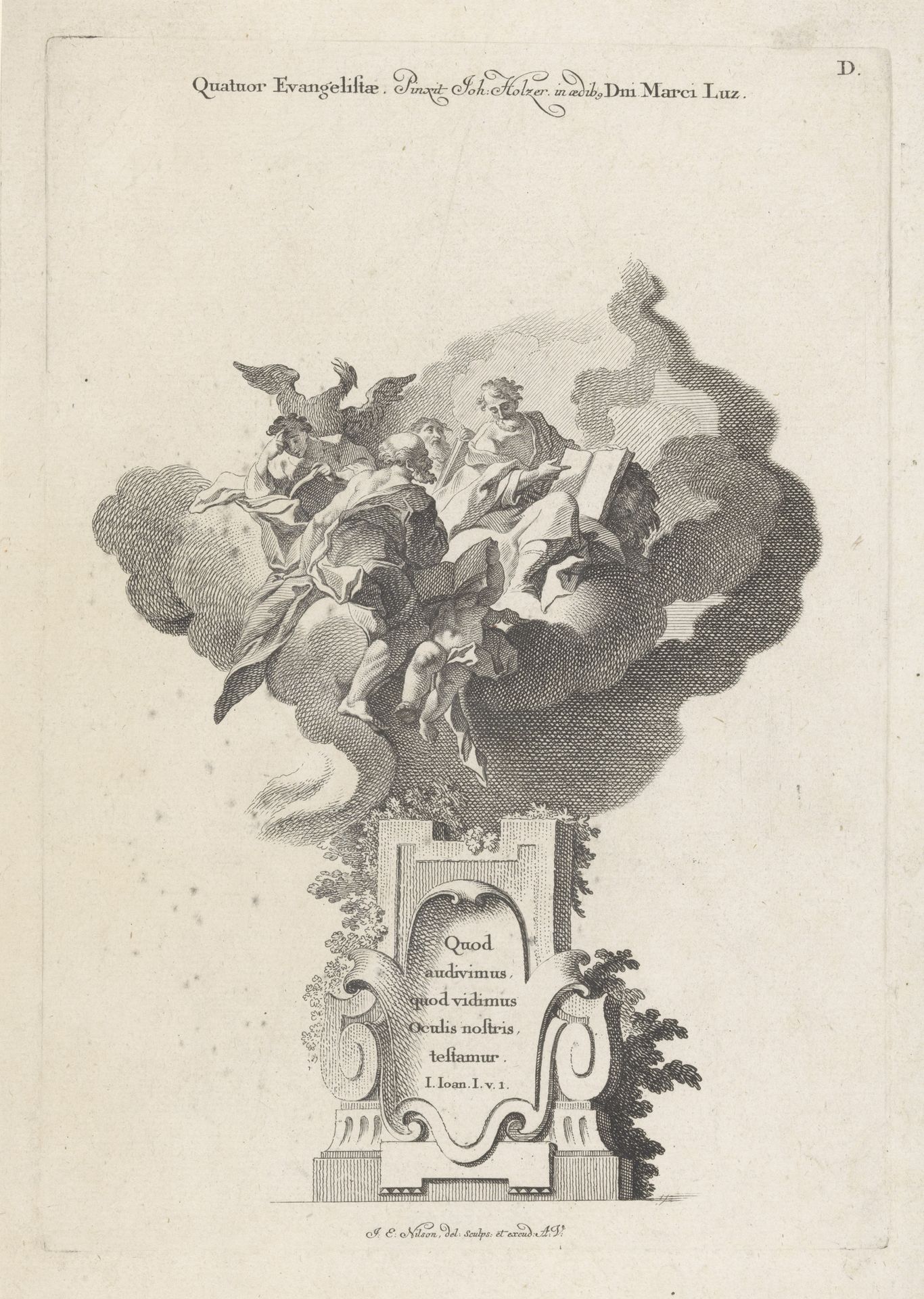 Vier Evangelisten by Johann Esaias Nilson