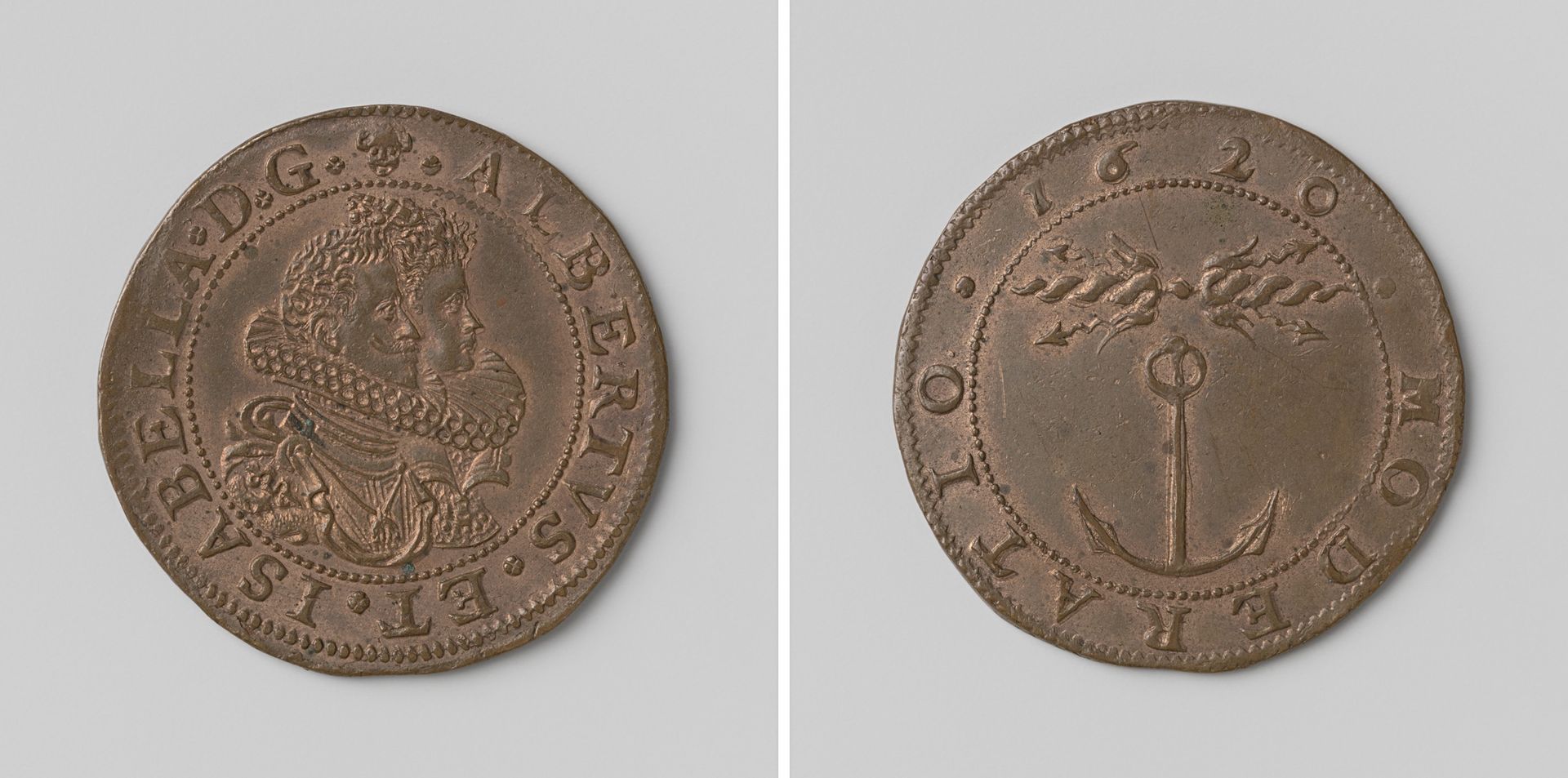 Bescheidenheid van Albrecht en Isabella van Oostenrijk by Anonymous