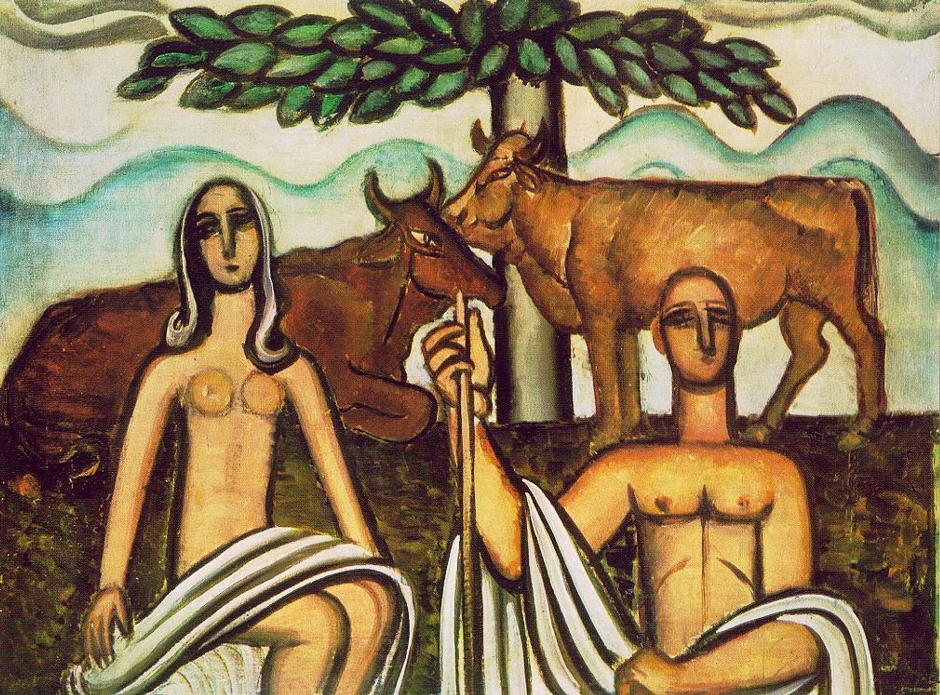 Shepherd and his Lover by Bertalan Por