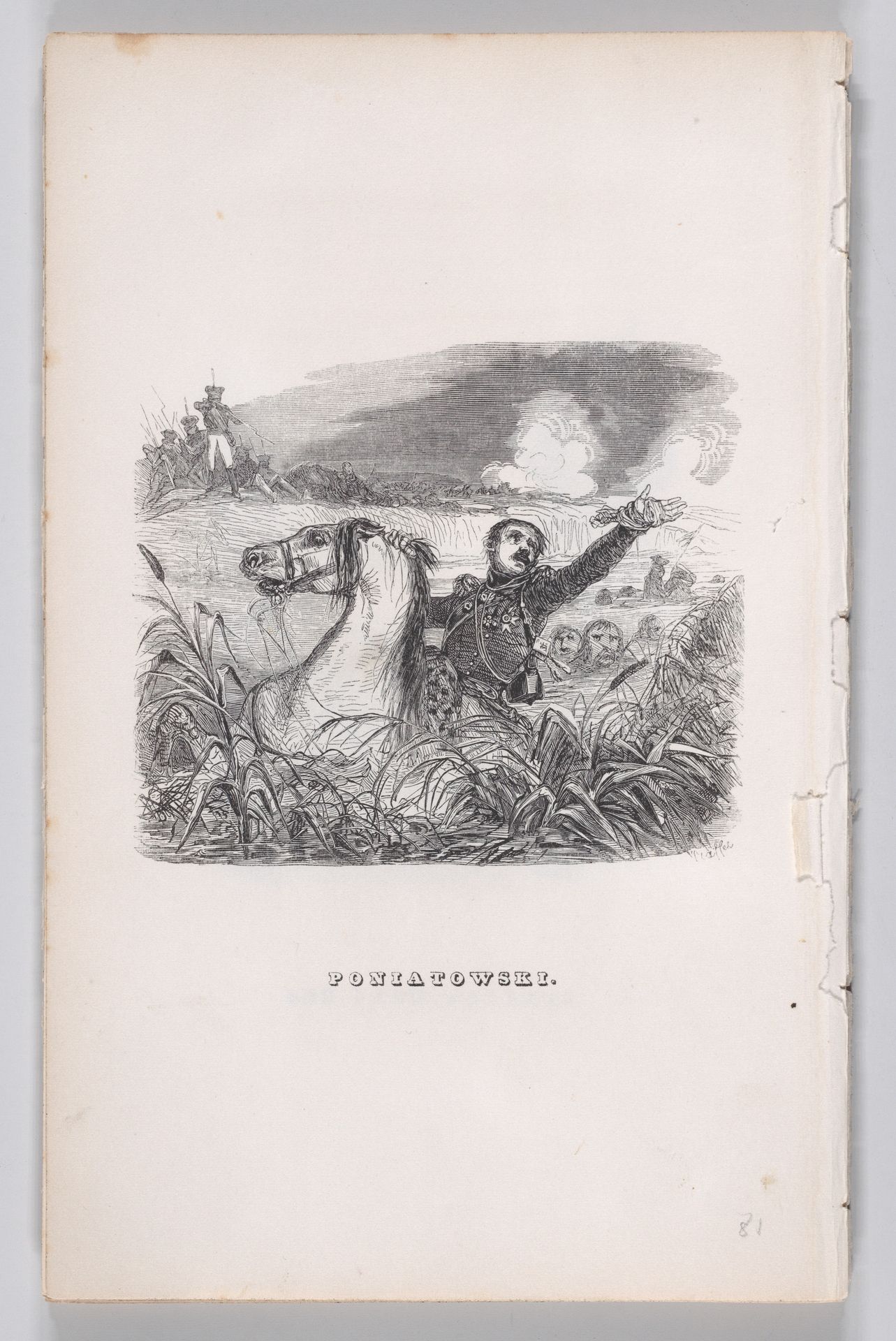 "Poniatowski" from The Complete Works of Béranger by J. J. Grandville