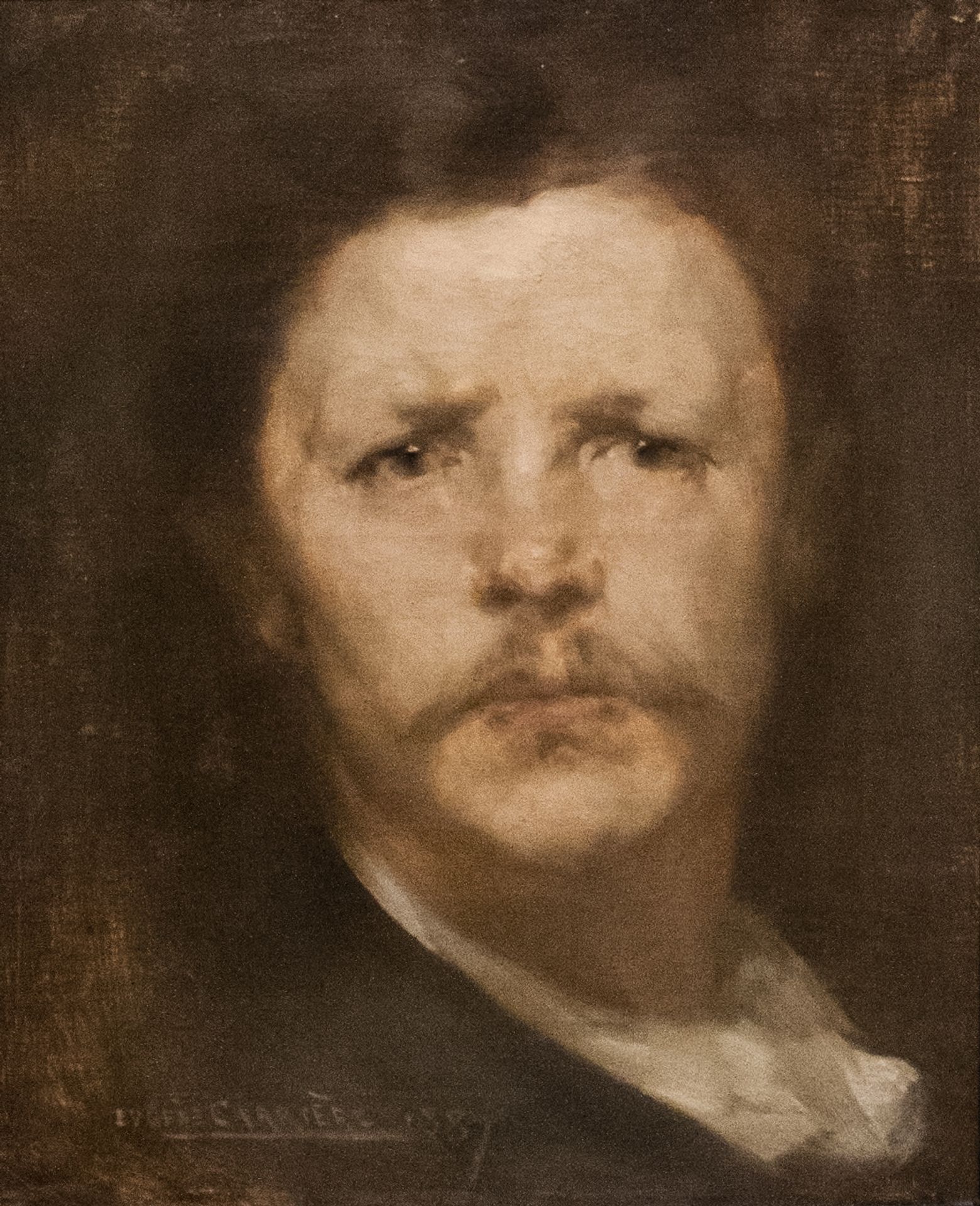 Self-portrait by Eugene Carriere