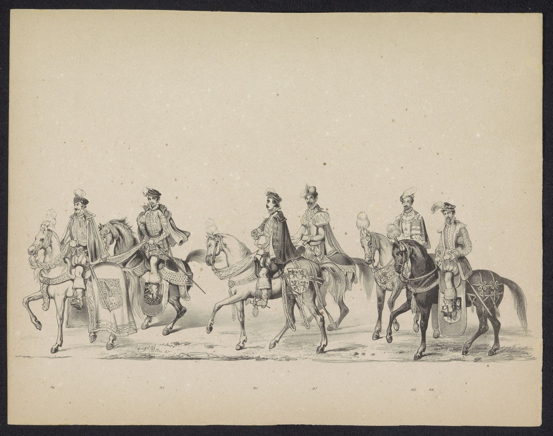 Maskerade van de Utrechtse studenten, 1846 (plaat 17) by Carel Christiaan Antony Last