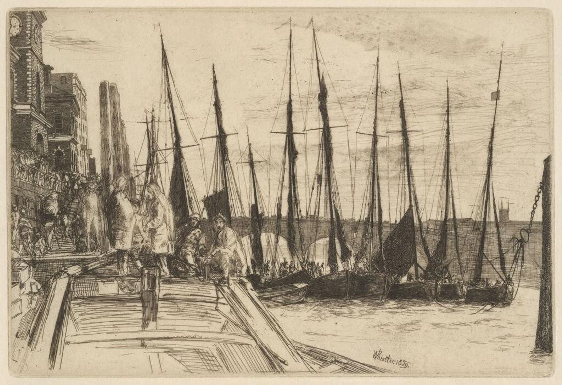 Billingsgate by James Abbott McNeill Whistler