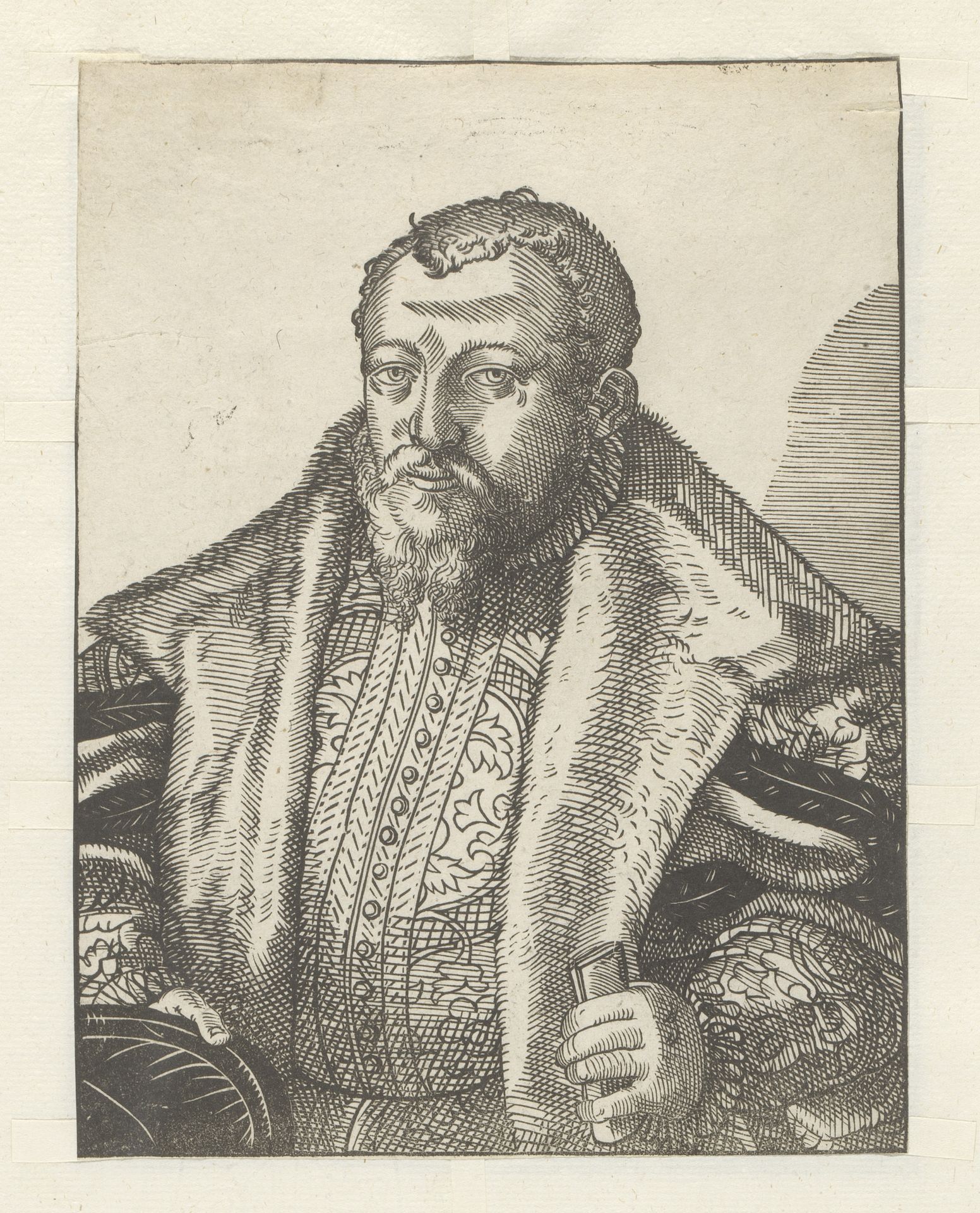 Portret van een onbekende man by Anonymous