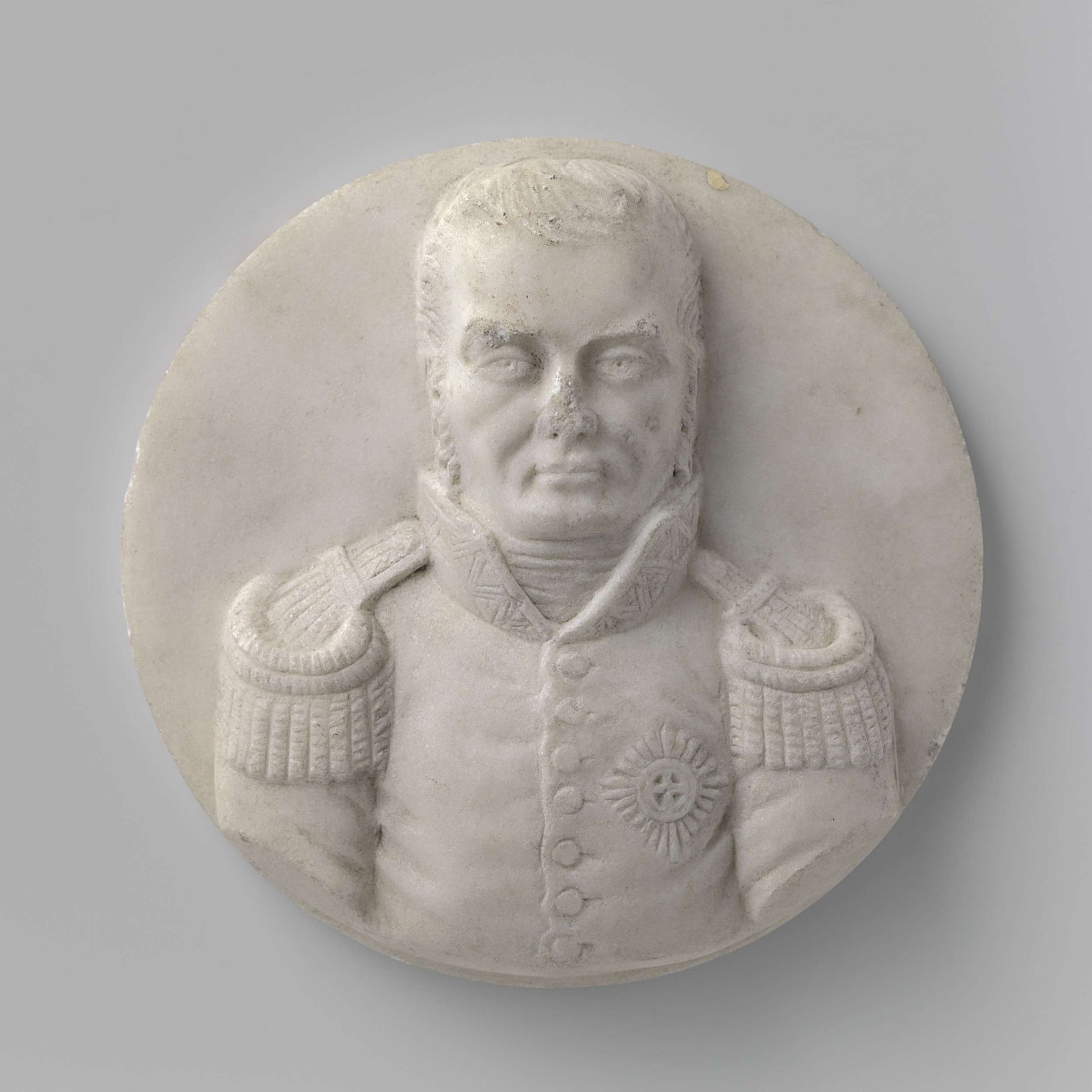 Medaillonportret van koning Willem I (1772-1843) by Anonymous