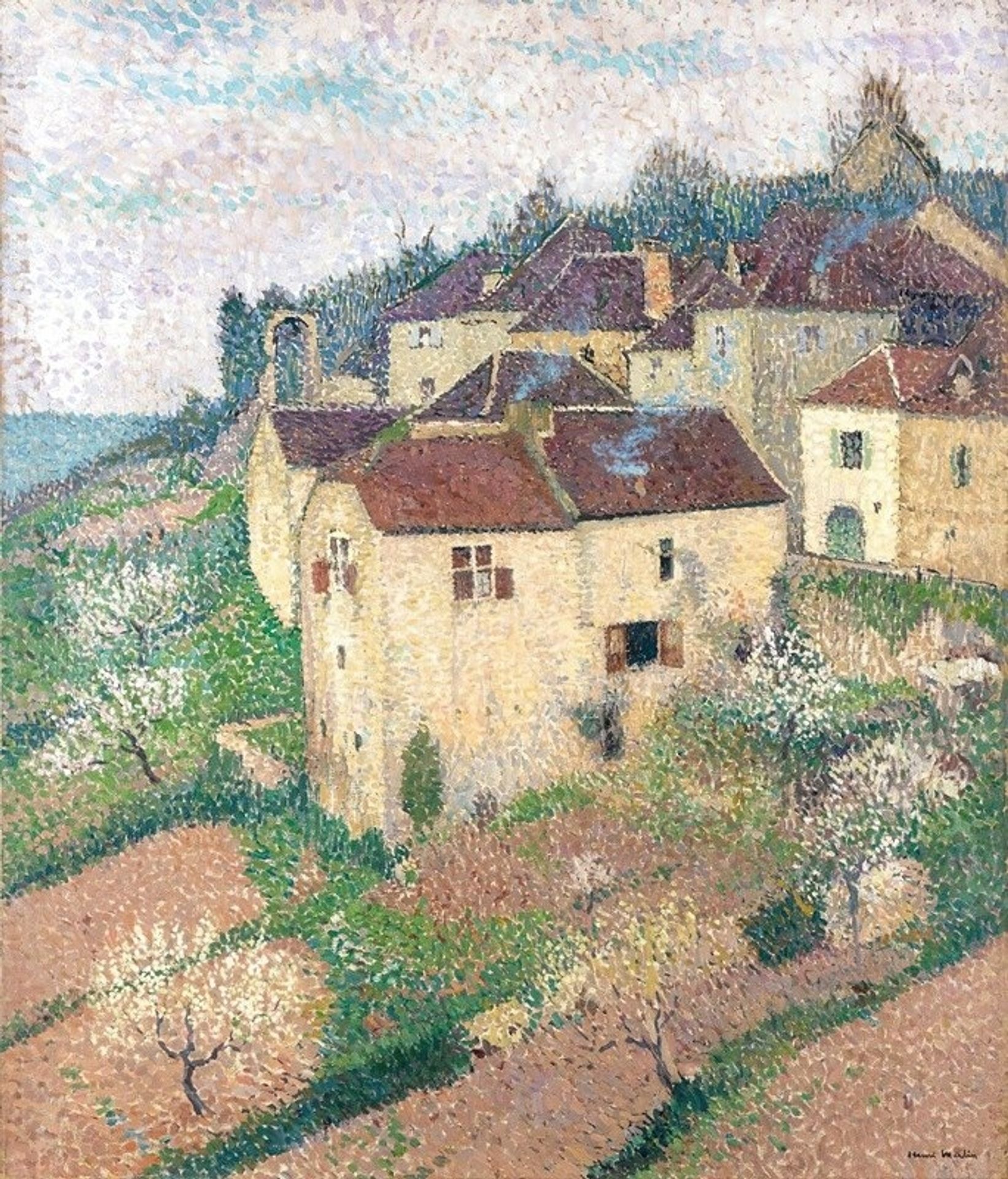 Maisons À Saint-Cirq-Lapopie by Henri Martin
