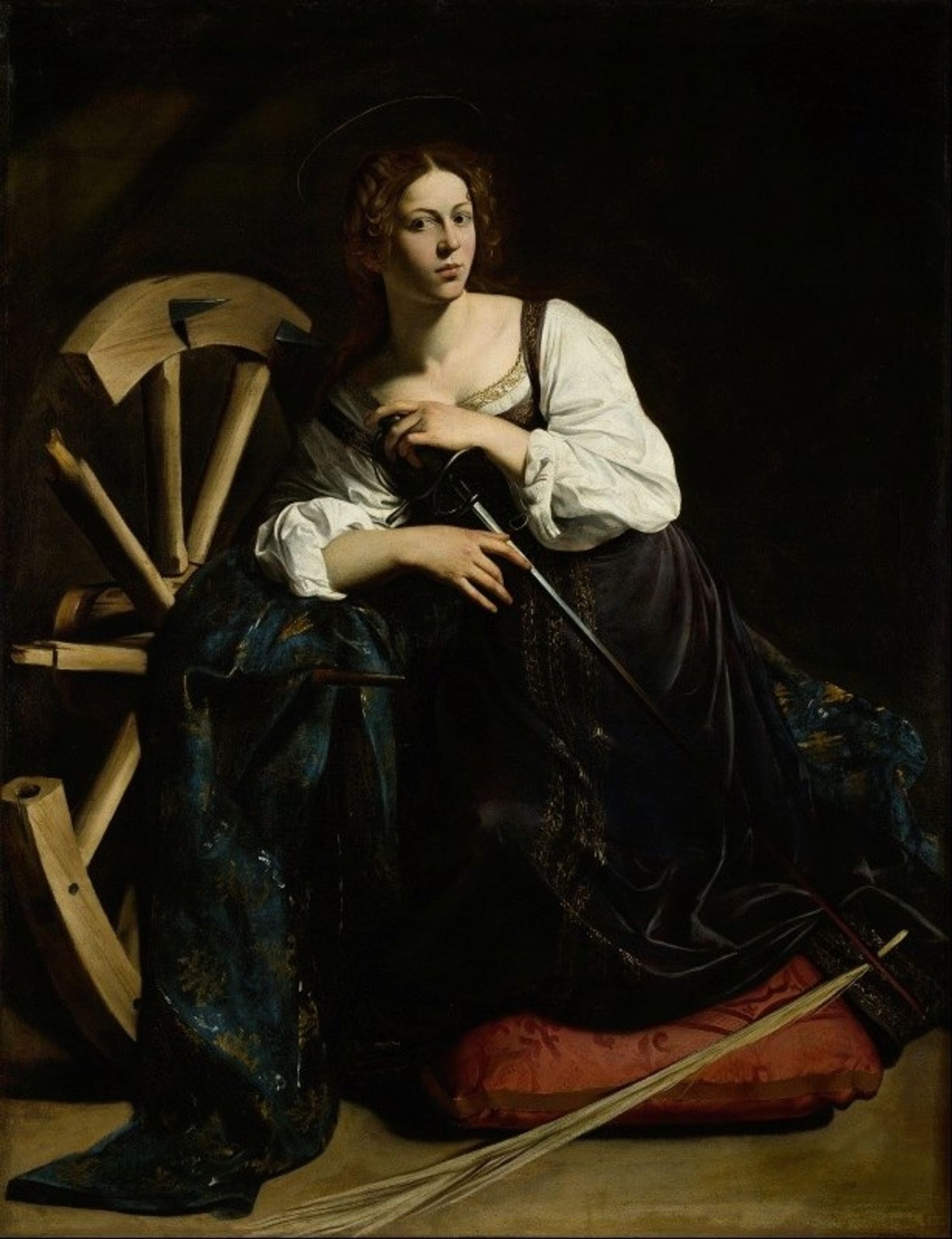 Saint Catherine of Alexandria by Caravaggio