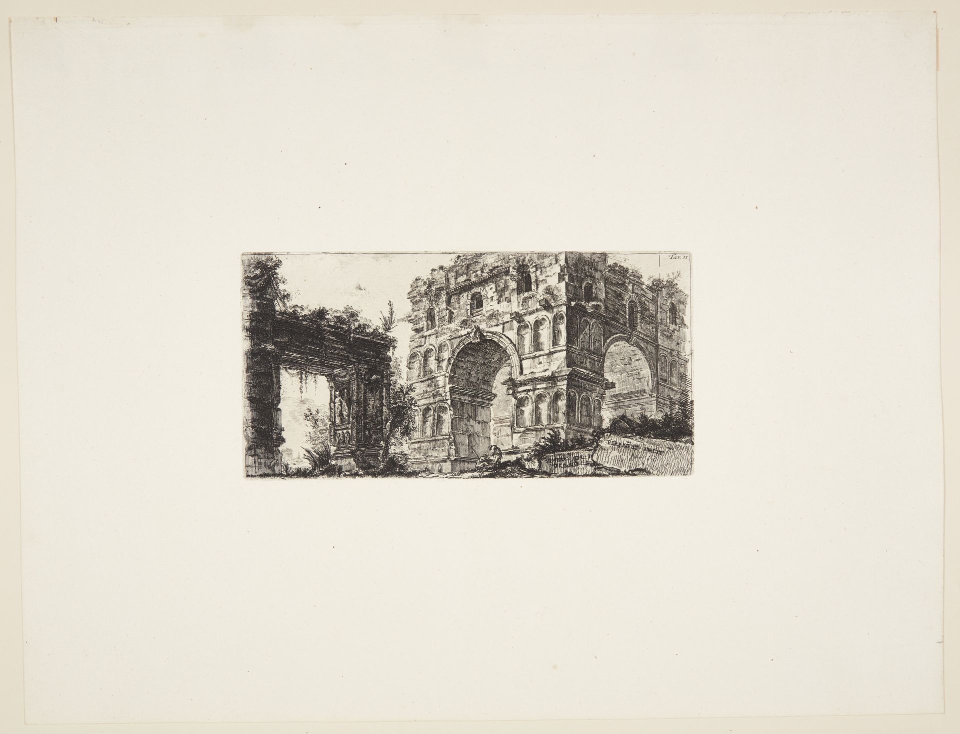 Temple of Janus by Giovanni Battista Piranesi