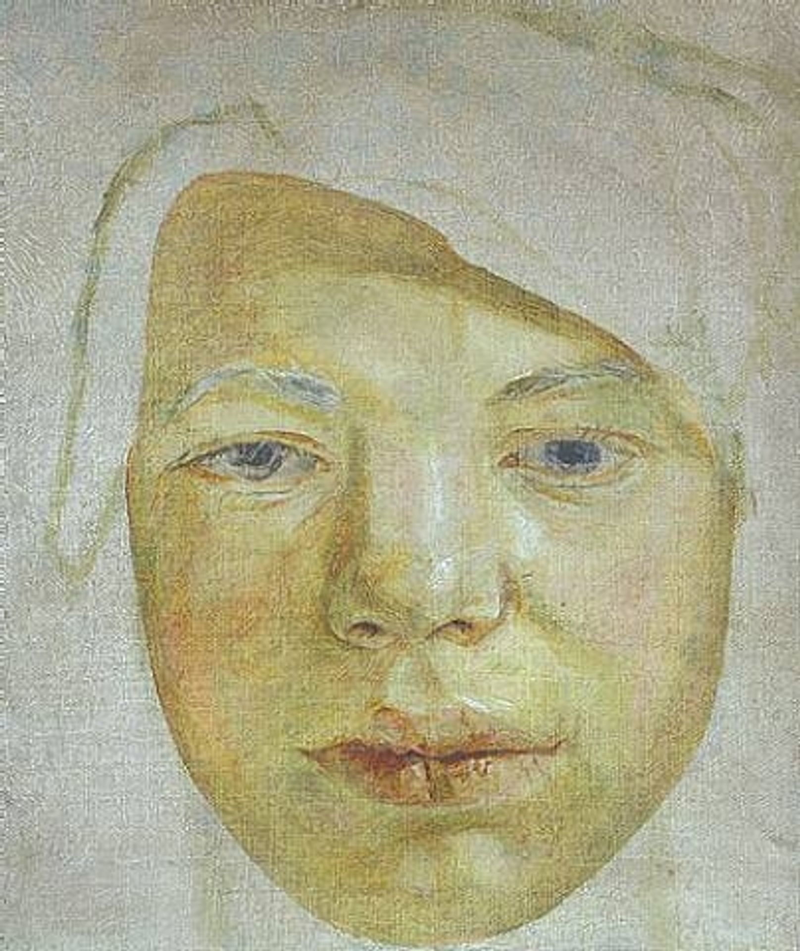 Head of a Boy by Lucian Freud