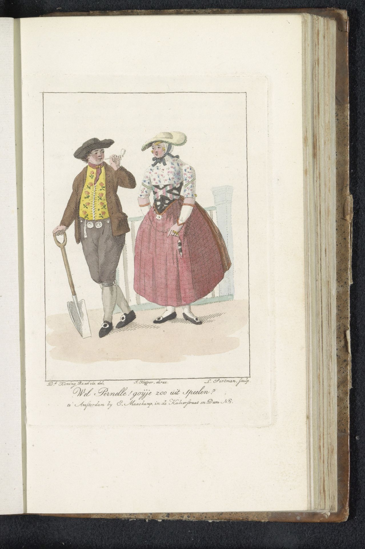 Man en vrouw van Zuid-Beveland by Ludwig Gottlieb Portman