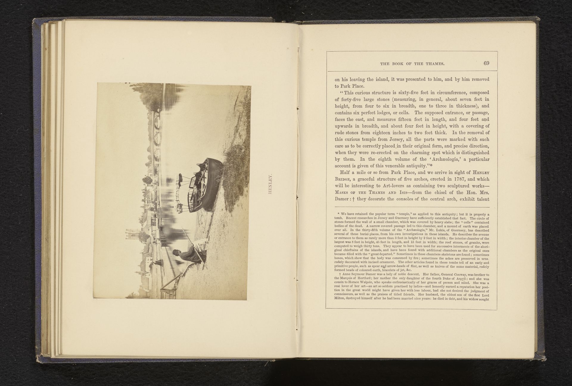 Gezicht over de Theems bij Henley-on-Thames by Francis Frith