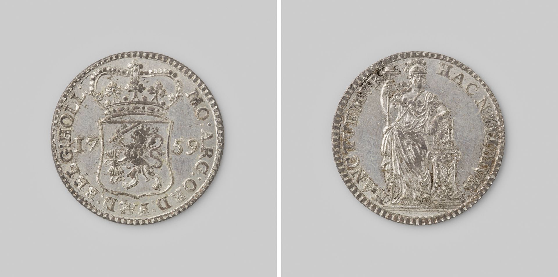 Hollandse kwart gulden, 1759 by Provincie Holland