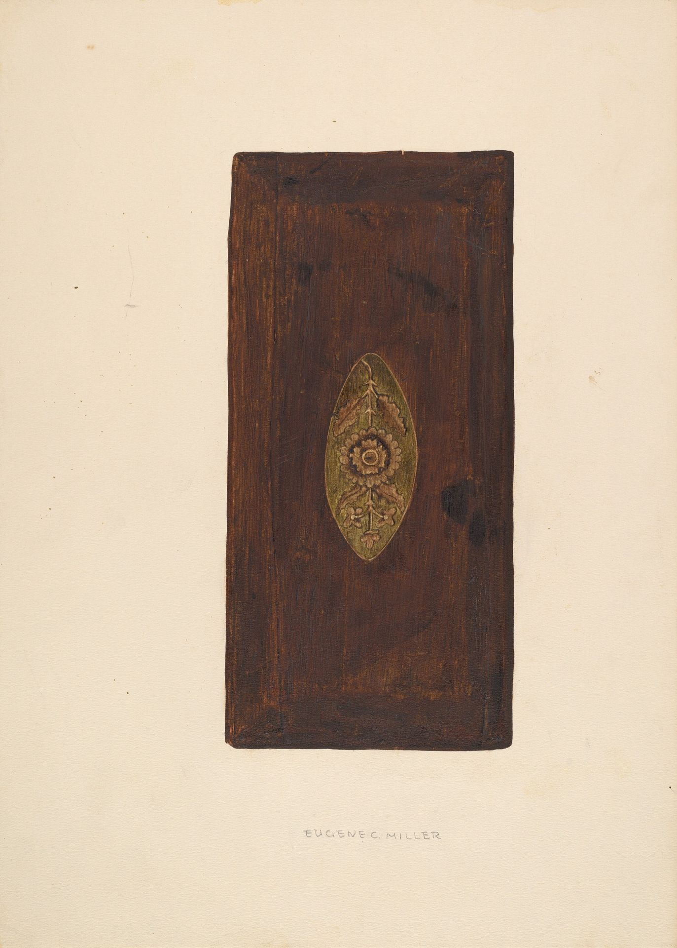 Tobacco Box Cover by Eugene C. Miller