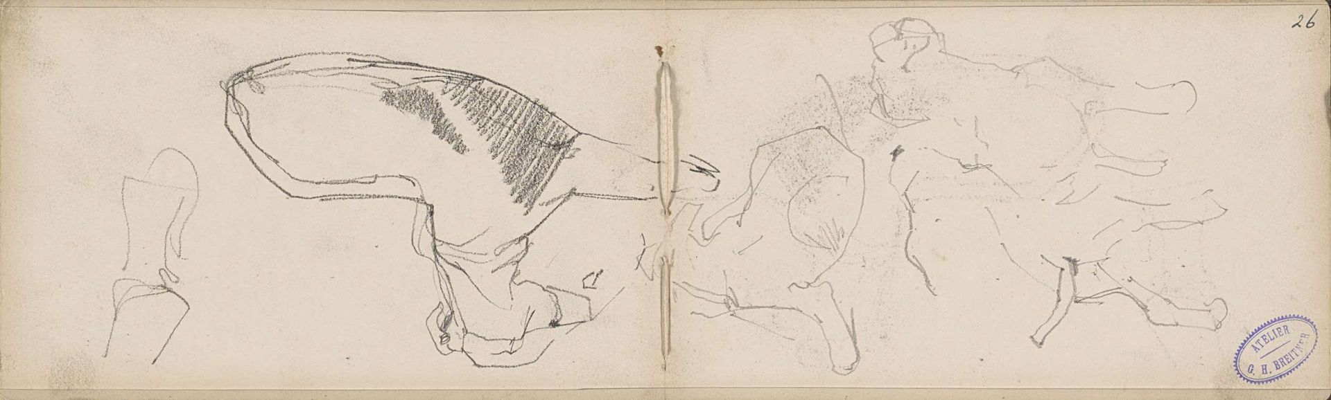 Honden by George Hendrik Breitner