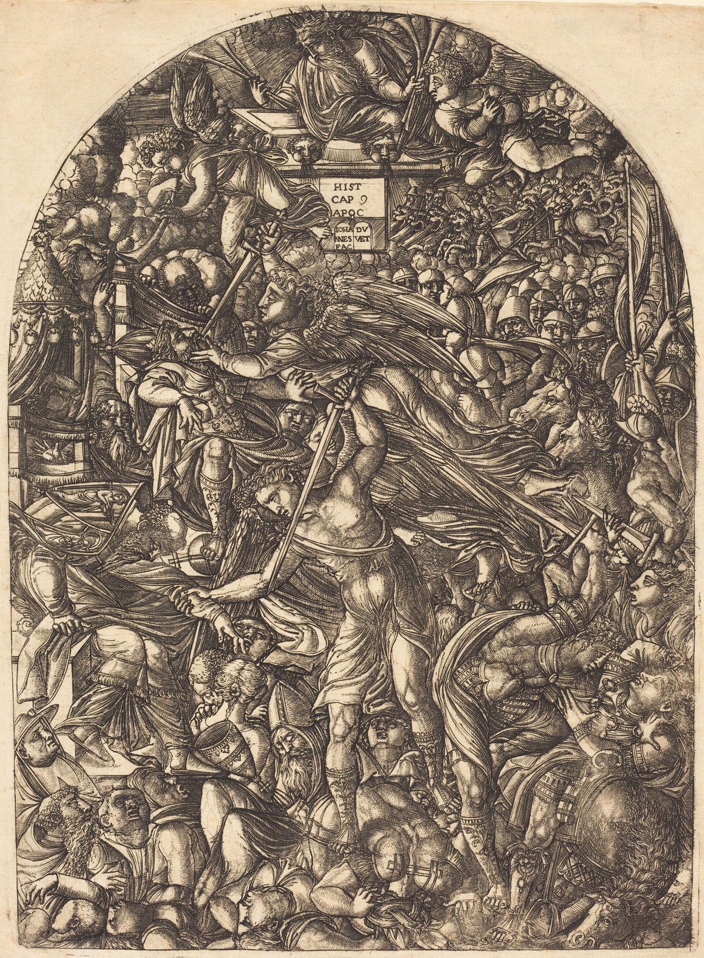 The Angel Sounding the Sixth Trumpet by Jean Duvet