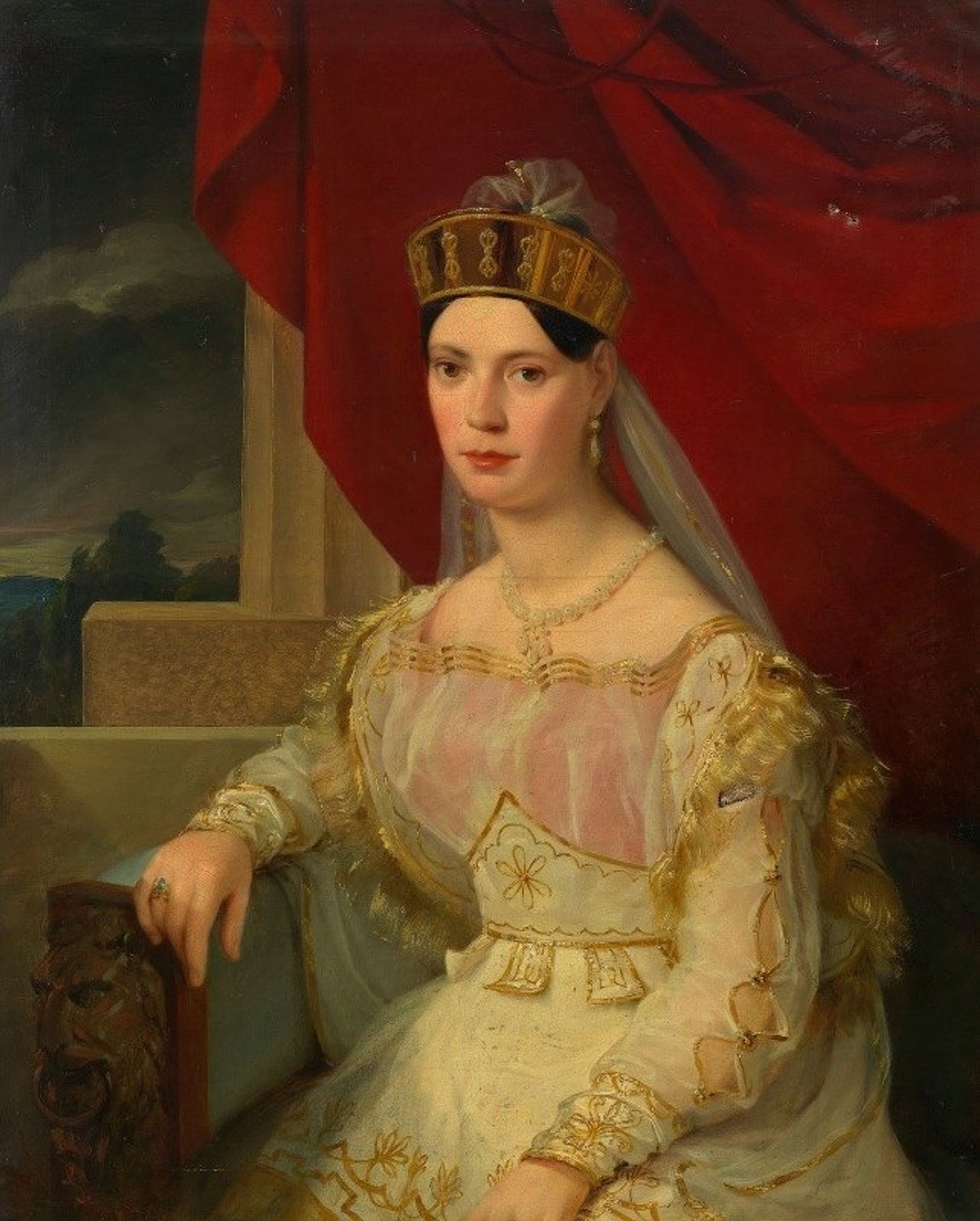 Therese Elßler, Tänzerin by Friedrich von Amerling