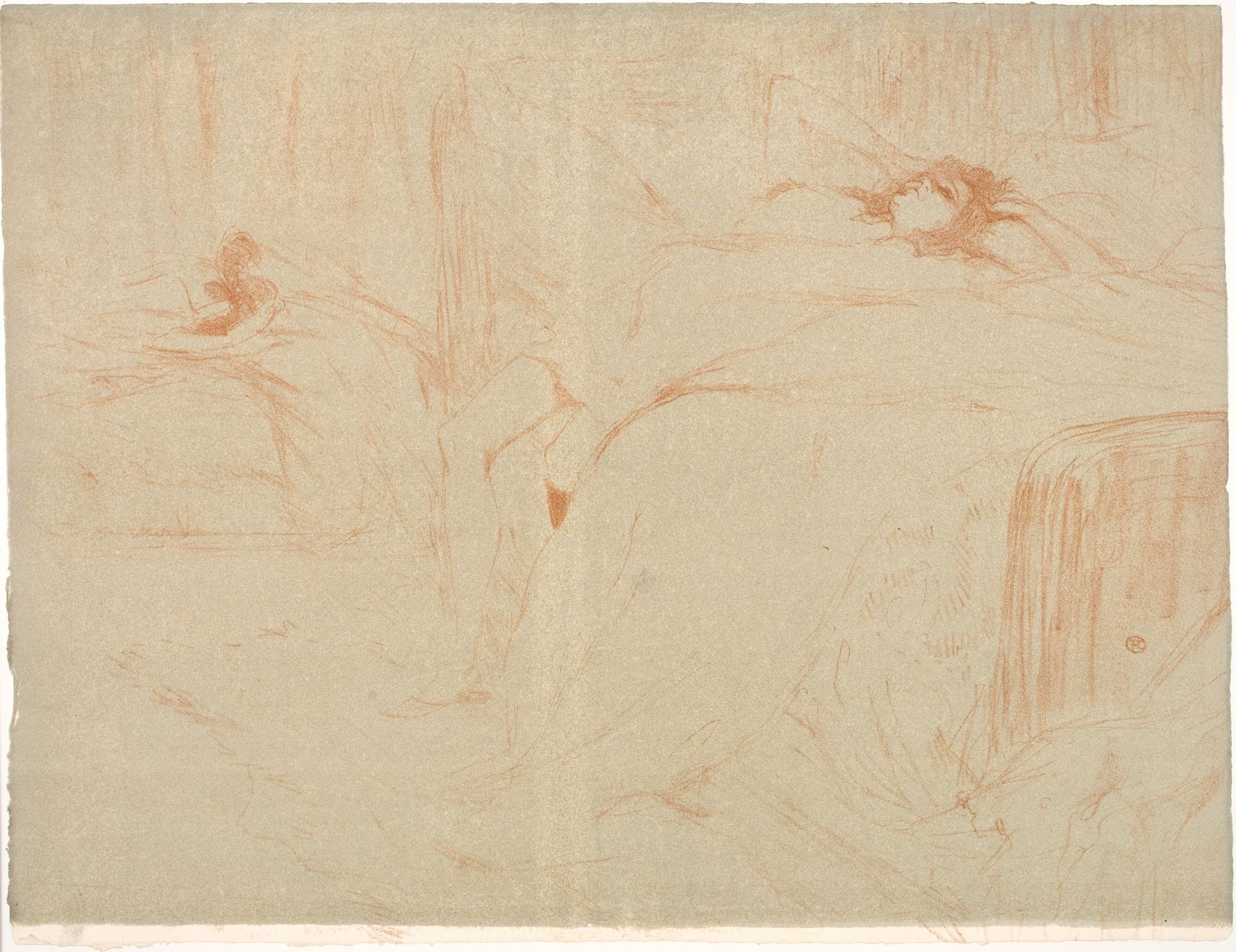 Femme sur le Dos, Lassitude by Henri de Toulouse-Lautrec
