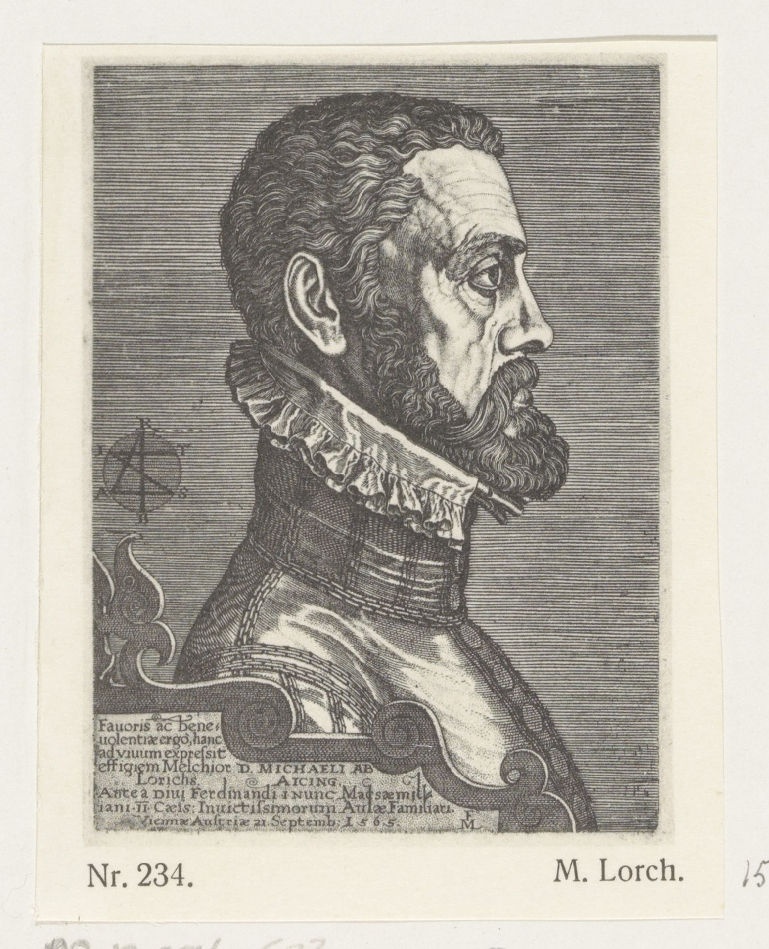 Portret van Michael von Aitzing by Anonymous