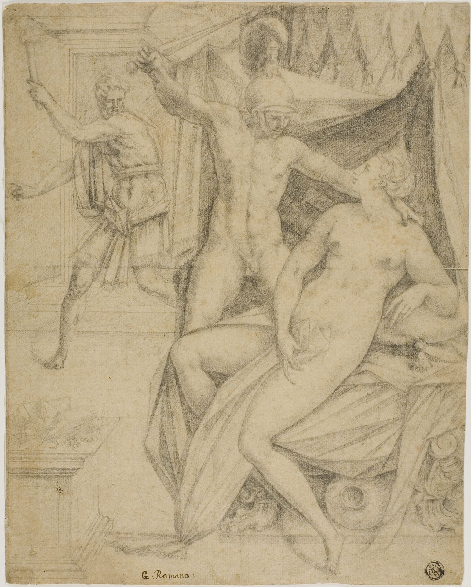 Tarquin and Lucretia by Anonymous