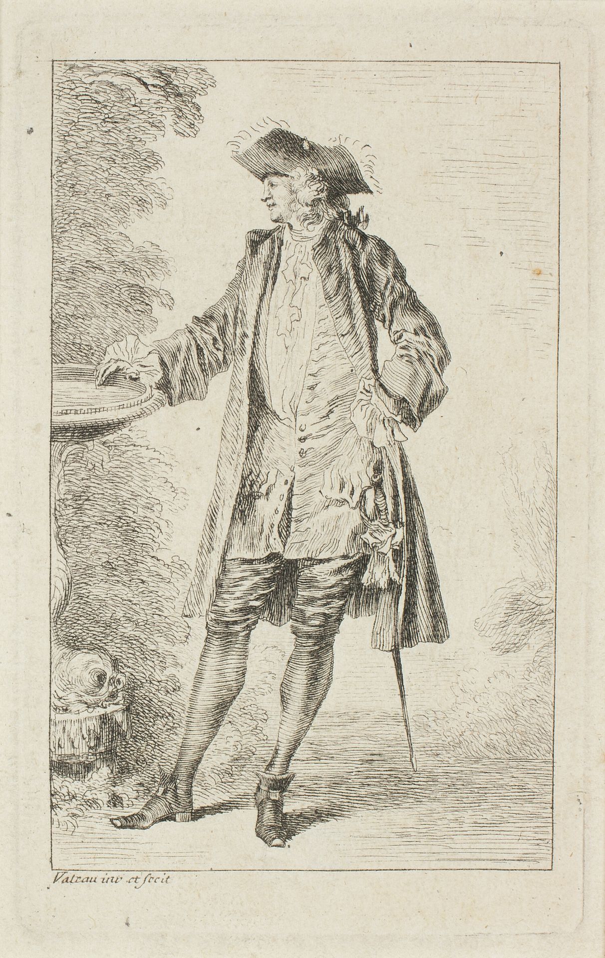 Figures de modes by Jean-Antoine Watteau
