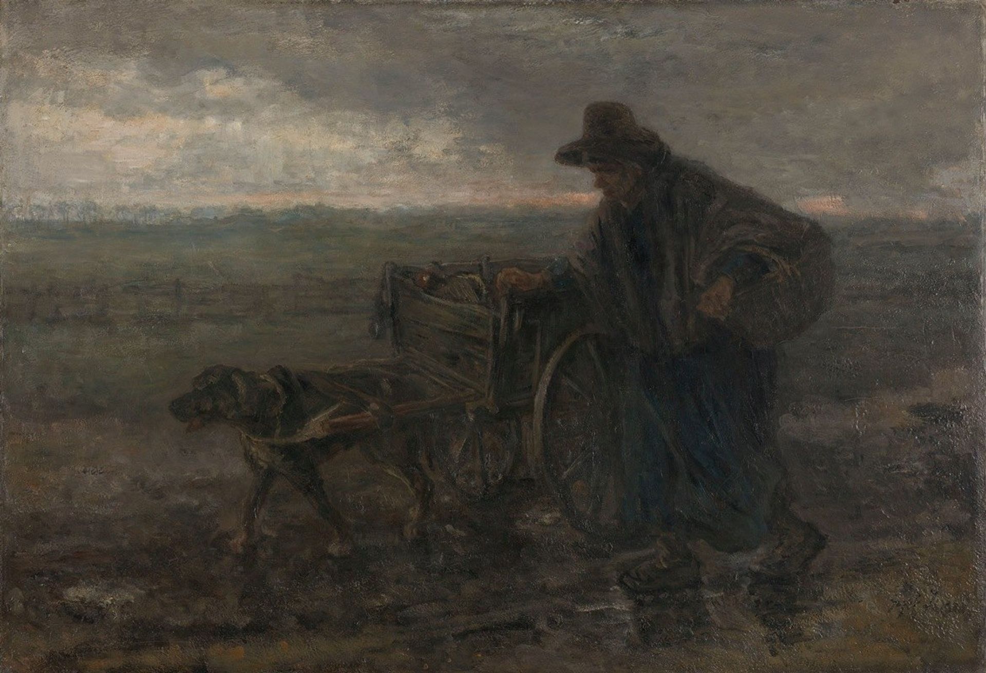 On Country Roads and Fields by Jozef Israëls