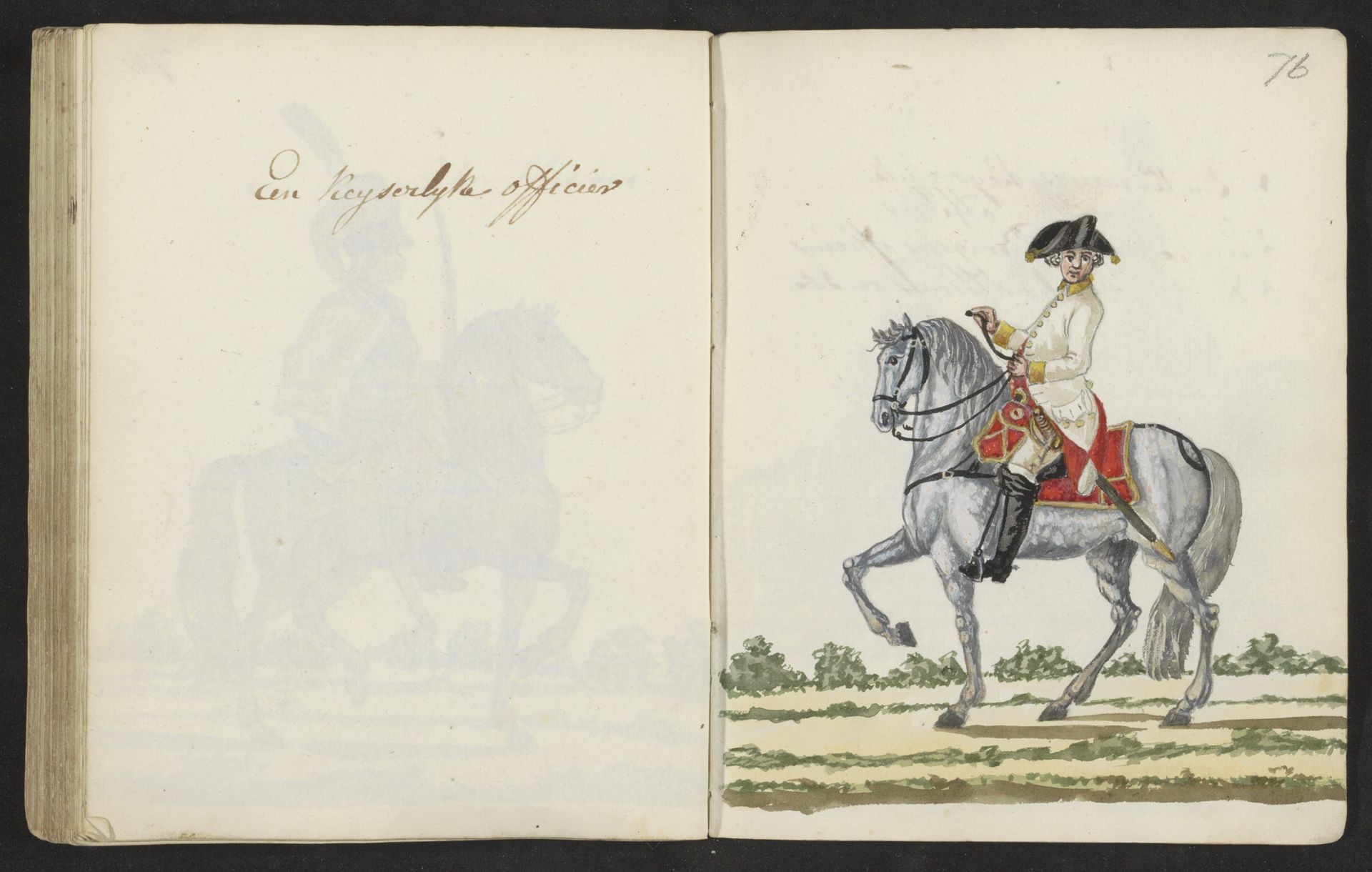Uniform van een keizerlijke officier by S.G. Casten