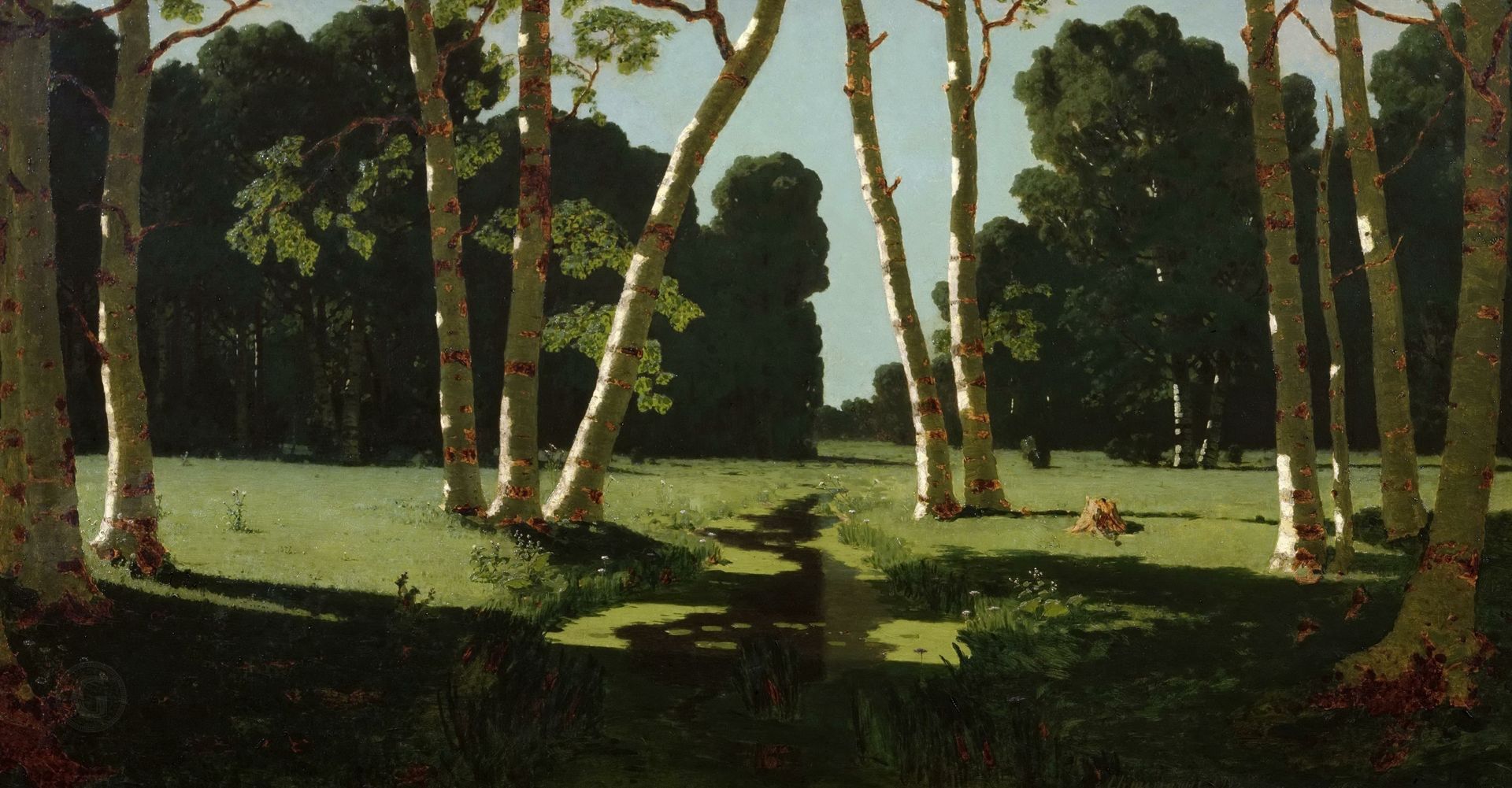 A Birch Grove by Arkhyp Kuindzhi
